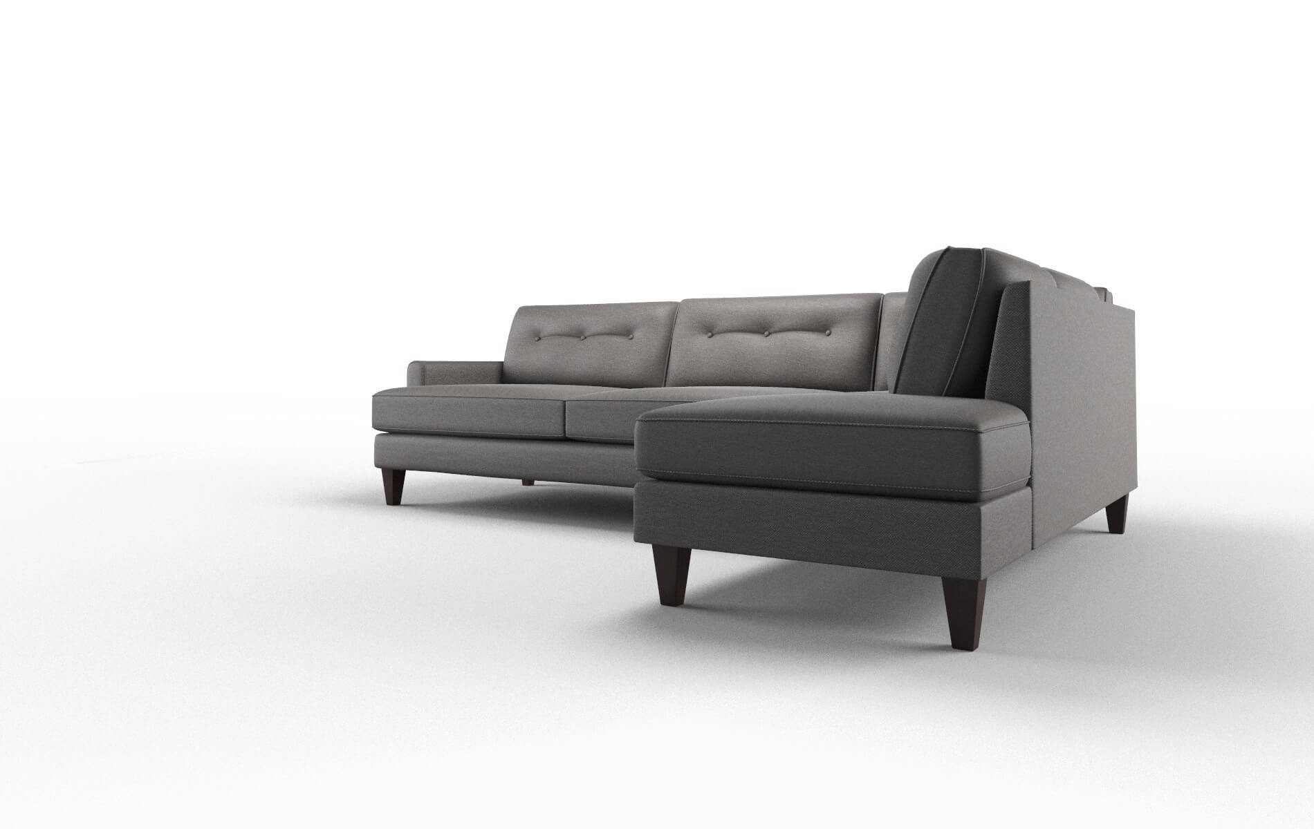 Naples Oscar Grey Panel espresso legs 4