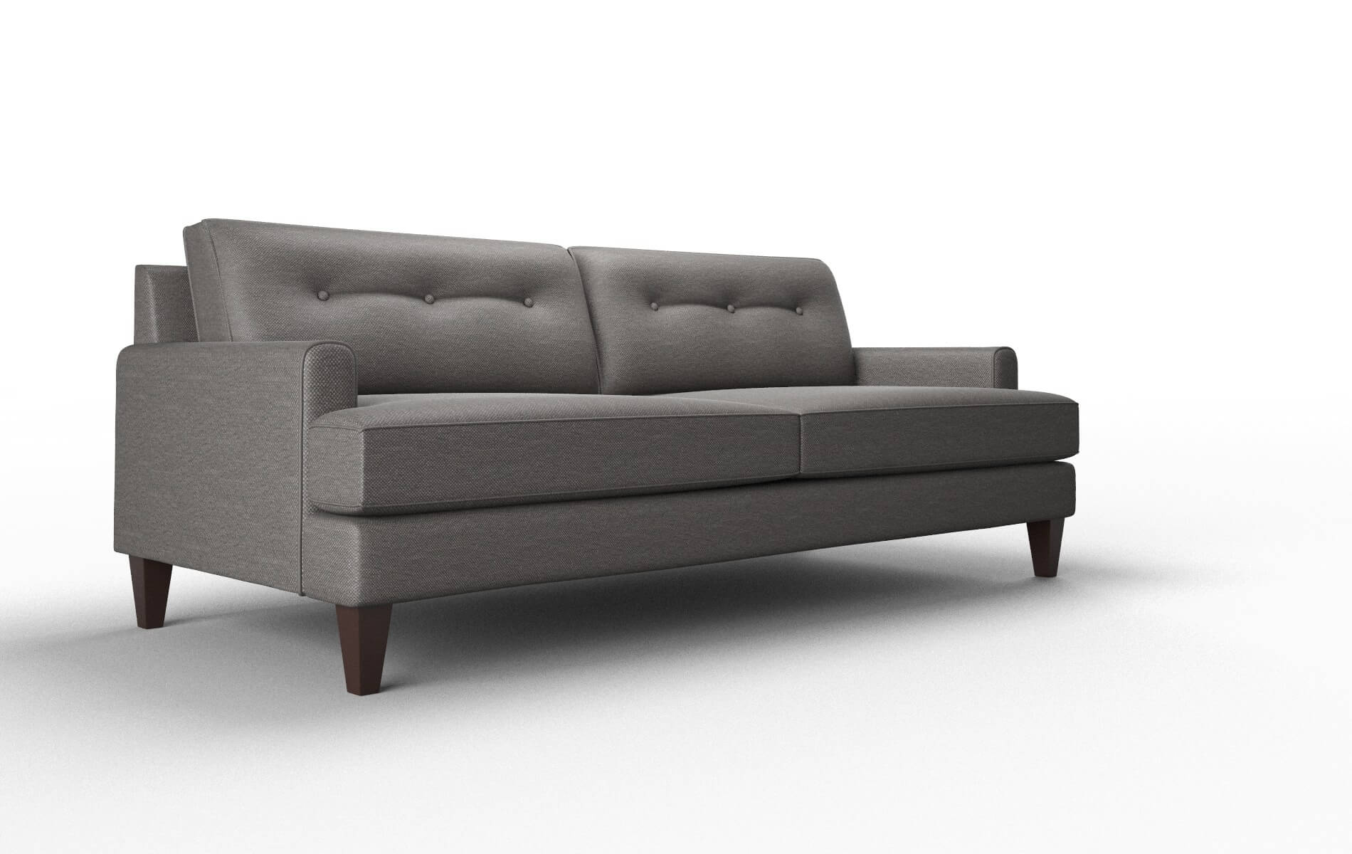 Naples Oscar Grey Sofa espresso legs 2
