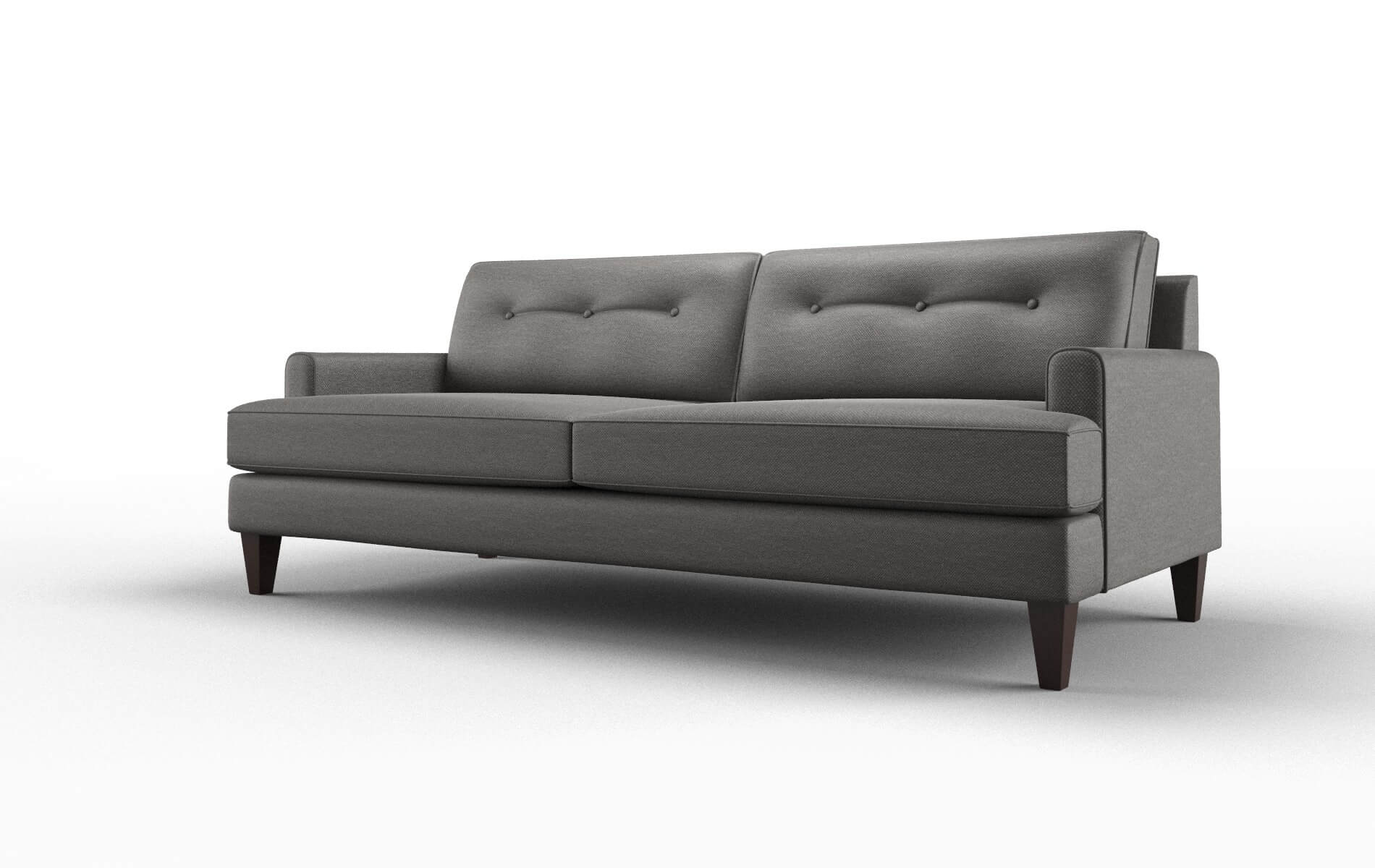 Naples Oscar Grey Sofa espresso legs 4