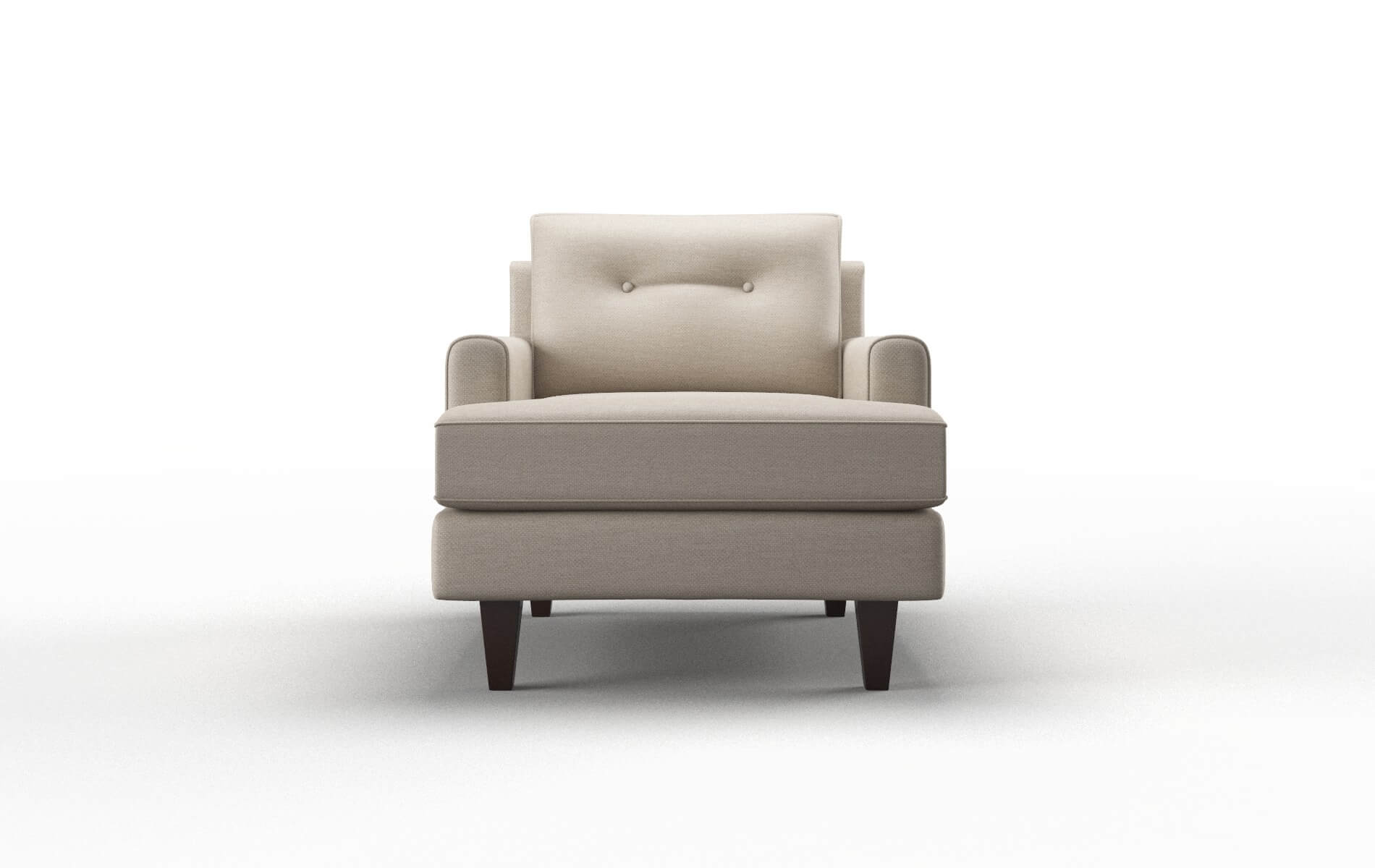 Naples Oscar linen Chair Espresso Legs  1