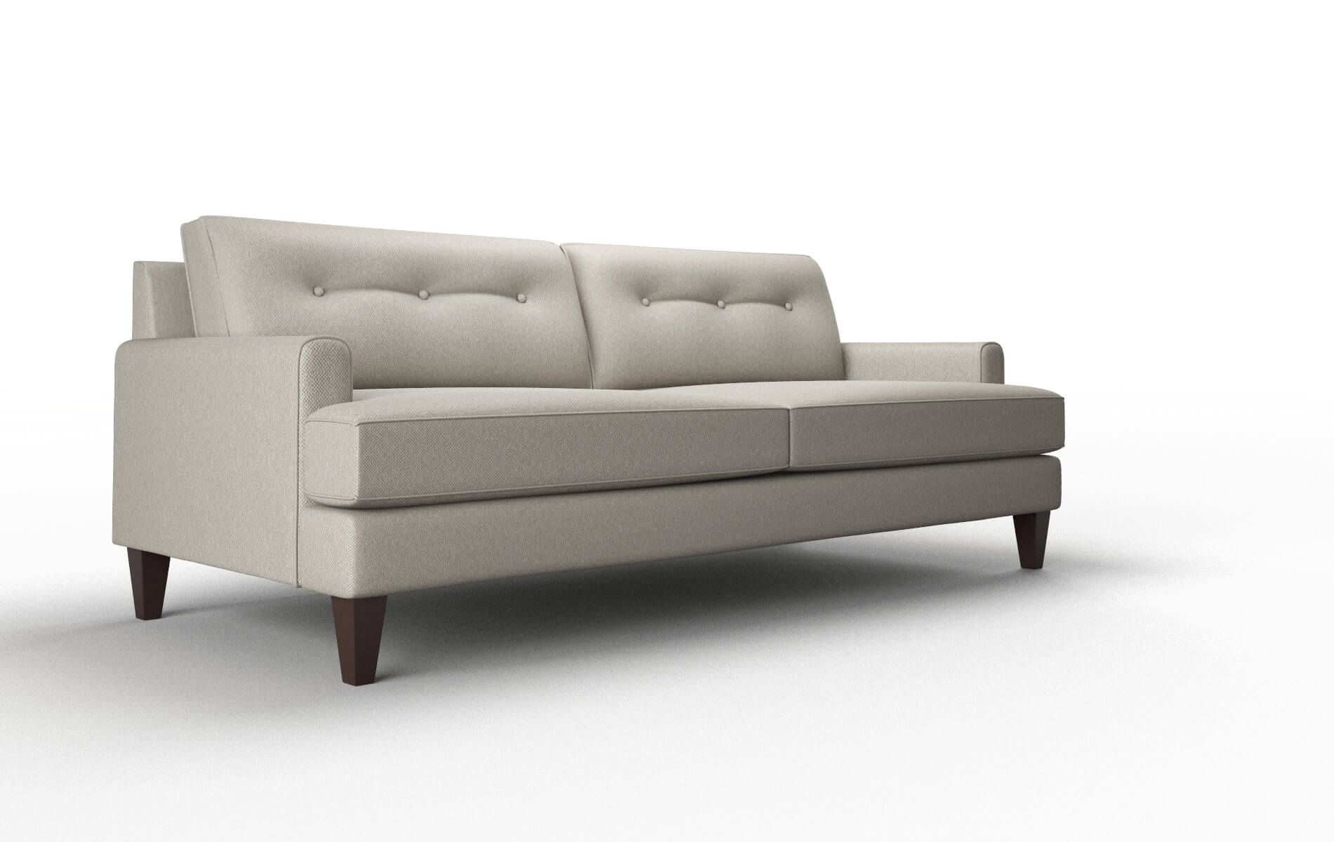 Naples Oscar Silver Sofa espresso legs 2