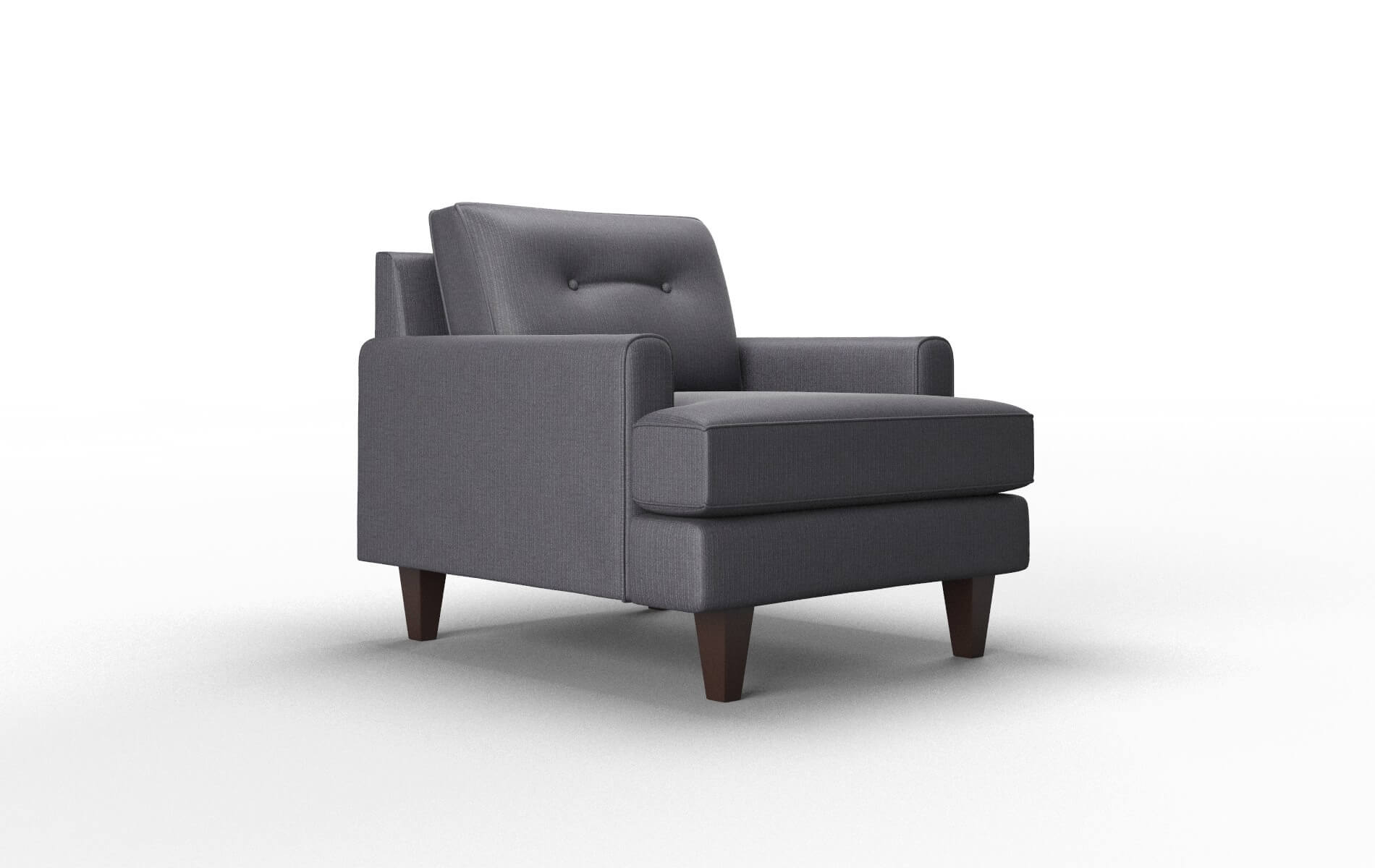Naples Parker Charcoal Chair espresso legs 2