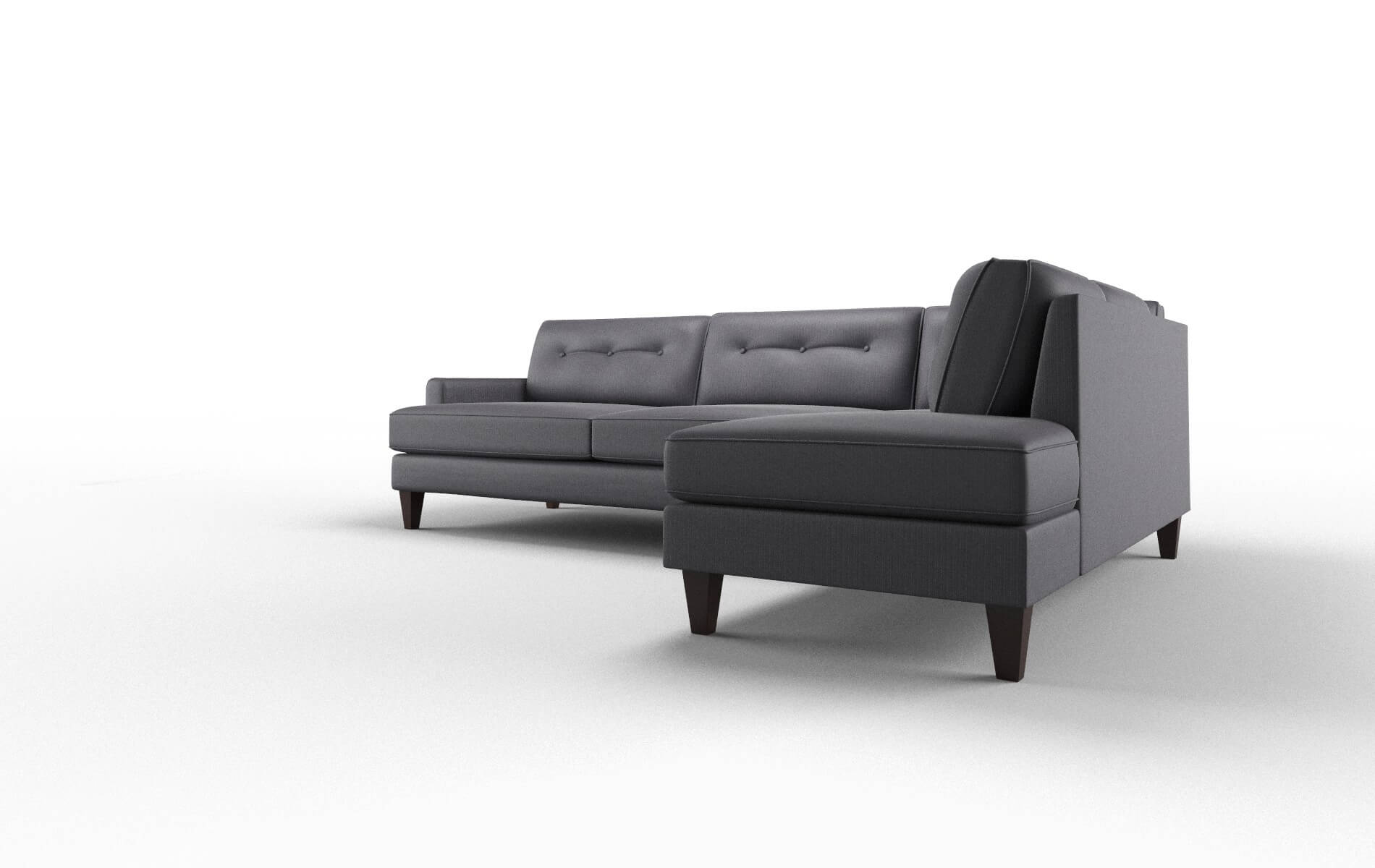 Naples Parker Charcoal Panel espresso legs 4