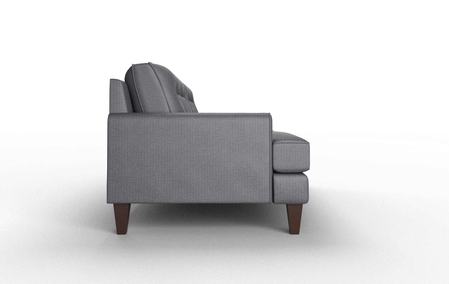 Naples Parker Charcoal Sofa espresso legs 3