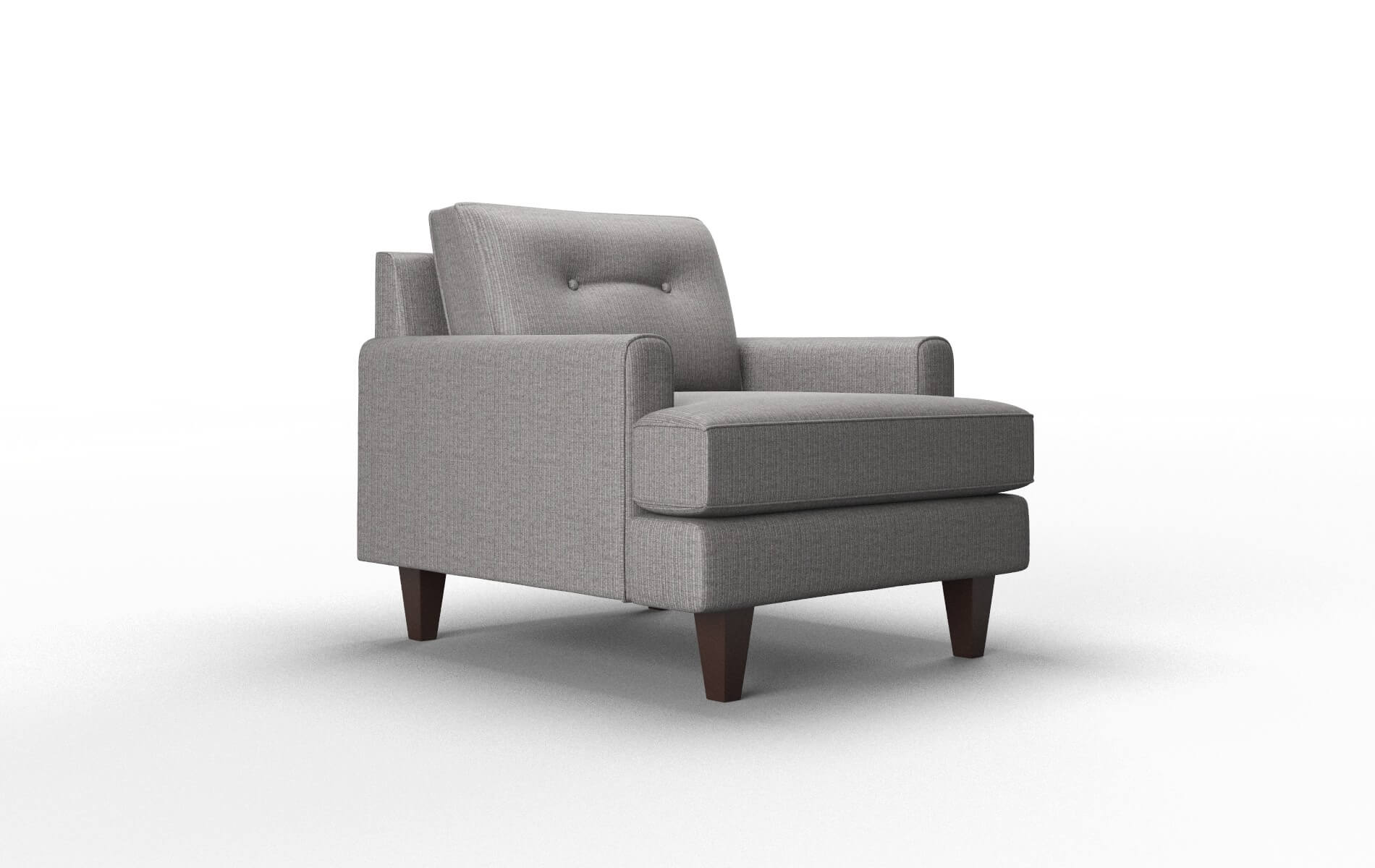 Naples Parker Graphite Chair espresso legs 2