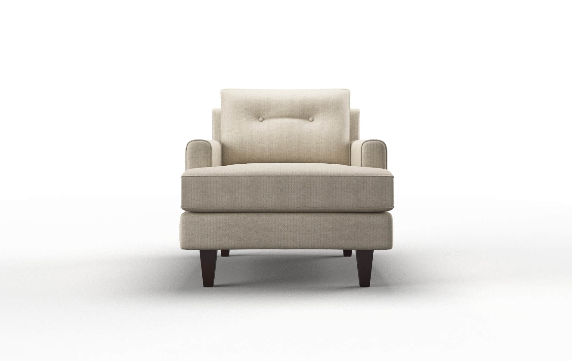 Naples Parker Linen Chair espresso legs 1