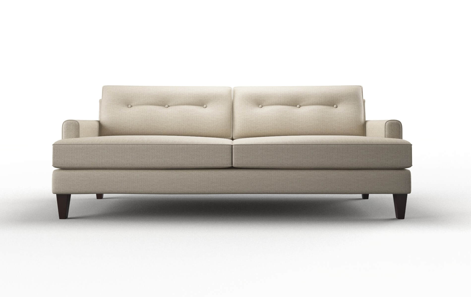 Naples Parker linen Sofa Espresso Legs  1