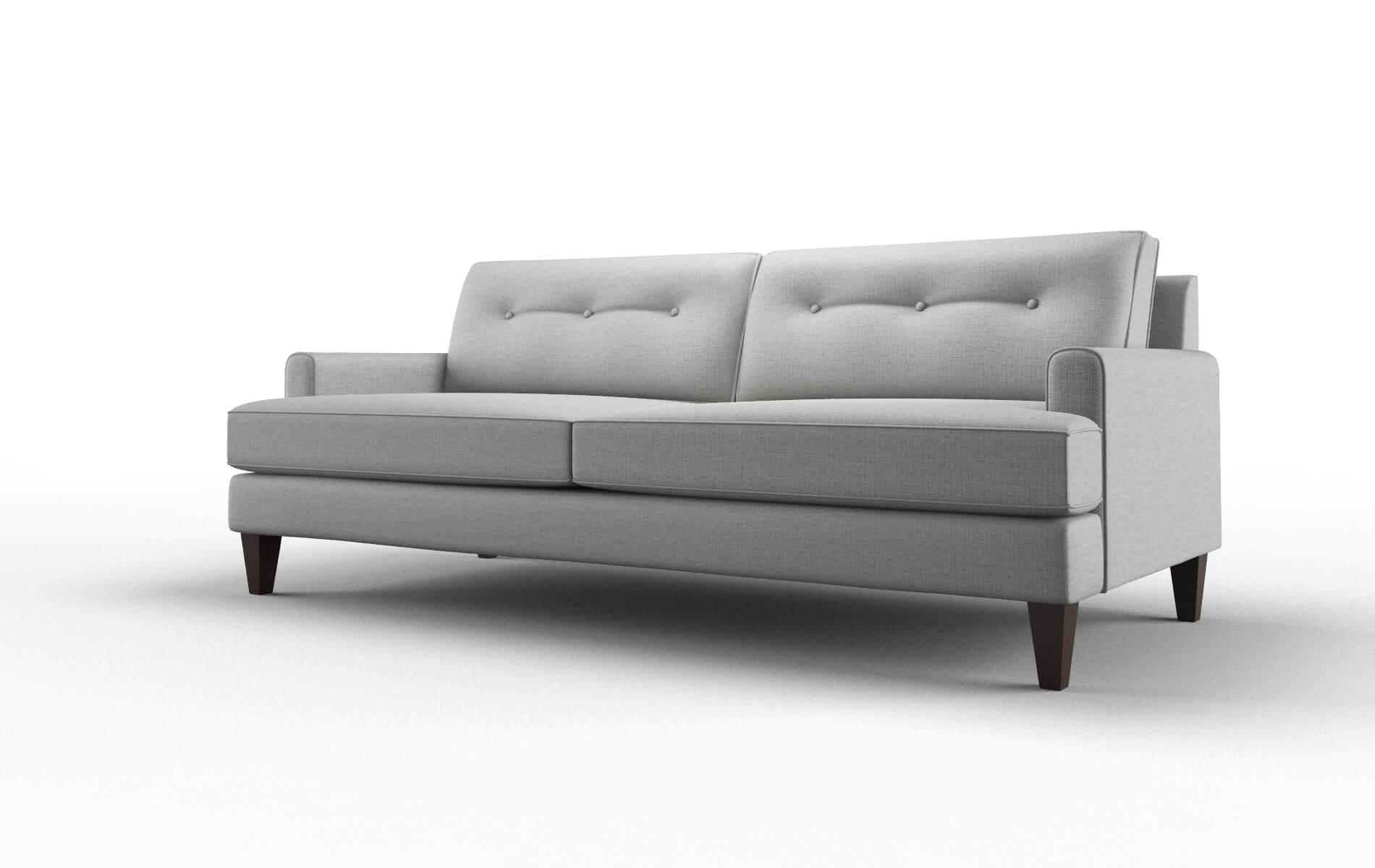 Naples Parker Silver Sofa espresso legs 4