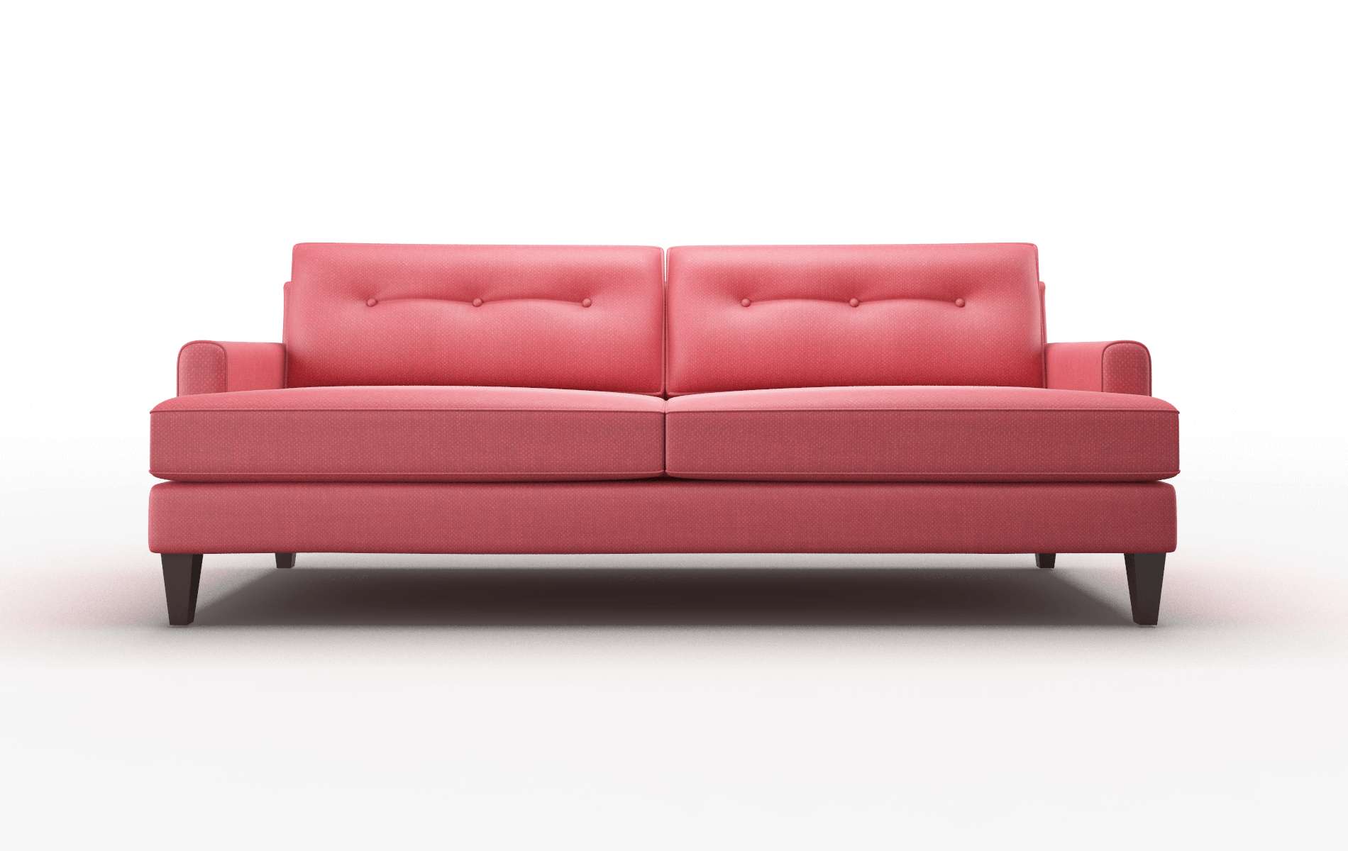 Naples Pauline Ruby Sofa espresso legs 1