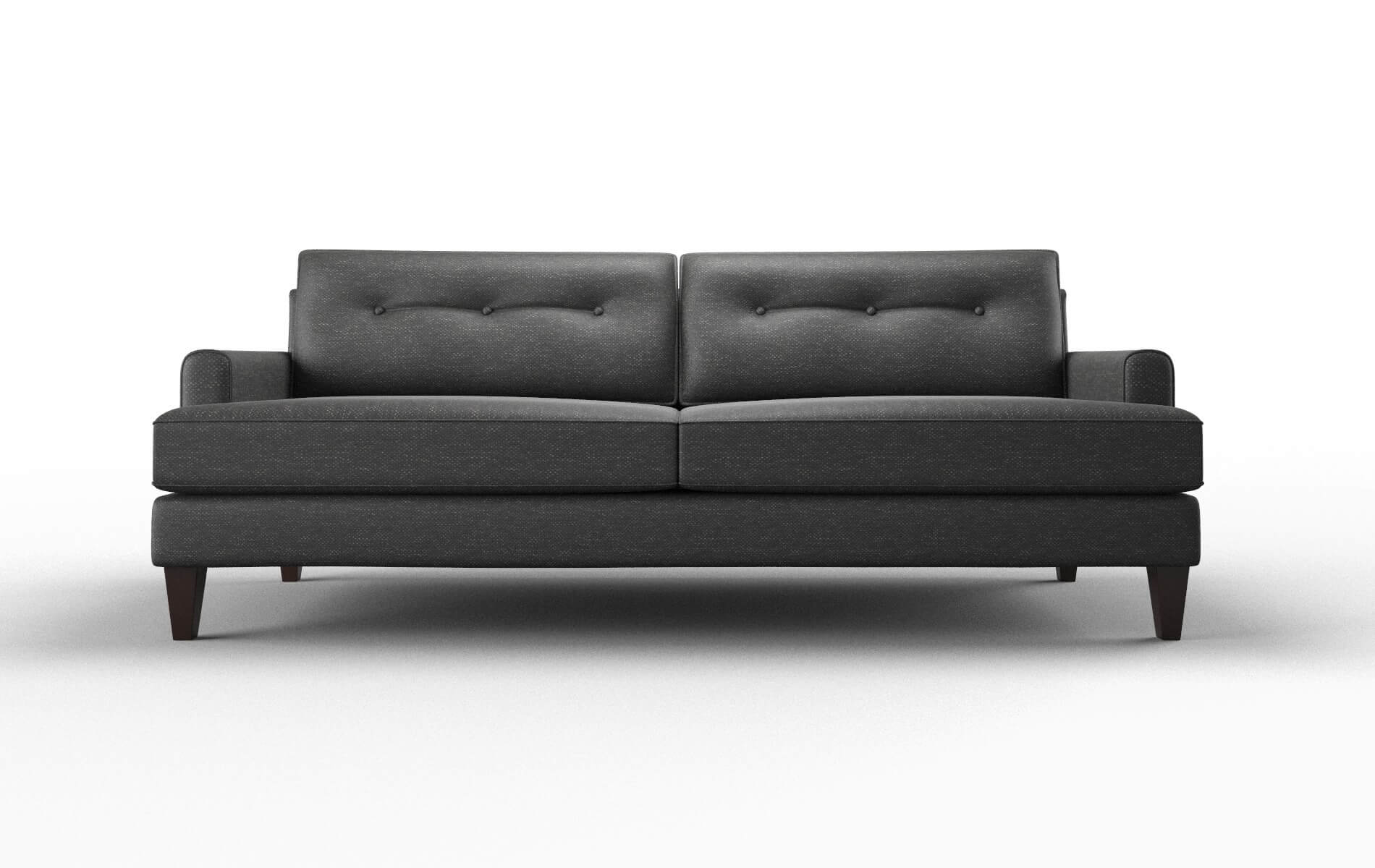 Naples Phoenix Charcoal Sofa espresso legs 1