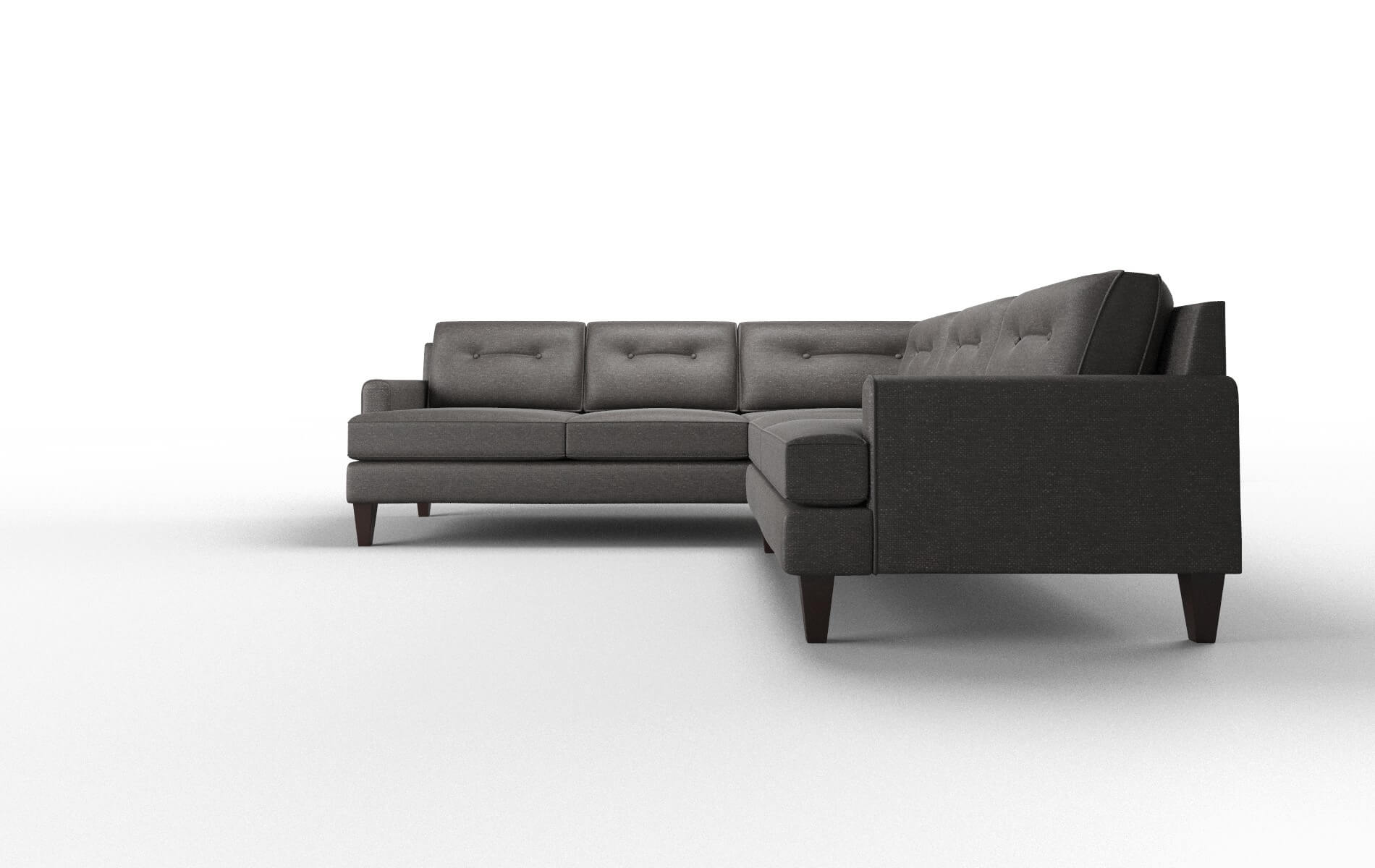 Naples Phoenix Chocolate Sectional espresso legs 5