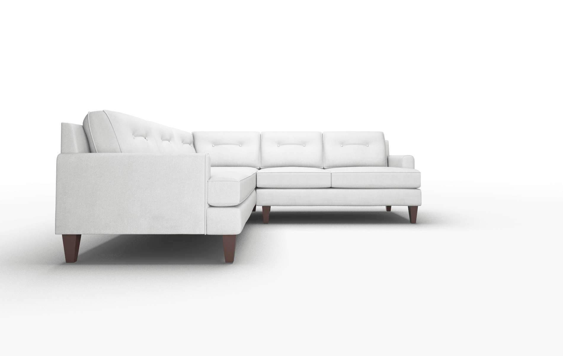 Naples Prisma Steam Sectional espresso legs 2