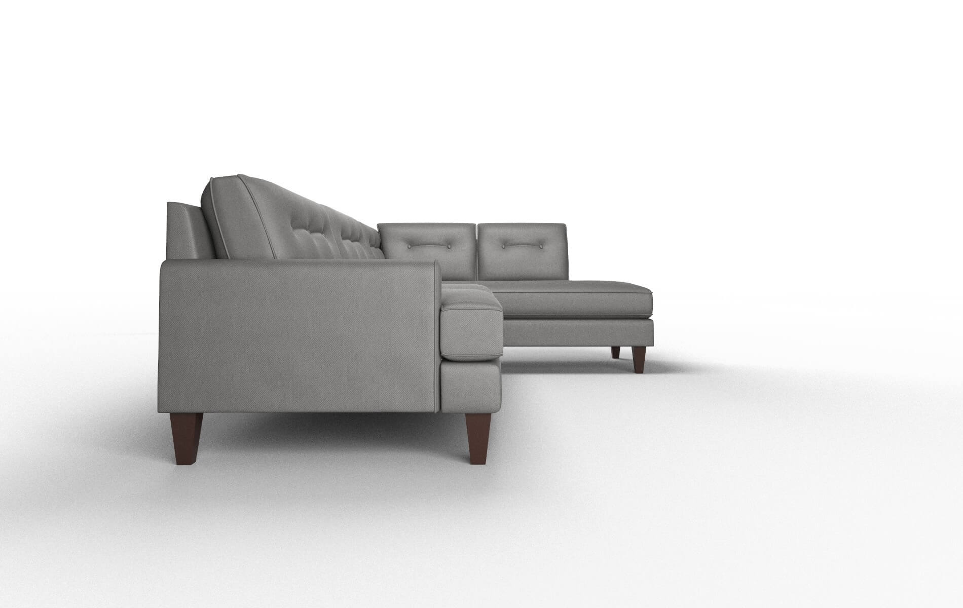 Naples Rocket Charcoal Panel espresso legs 3