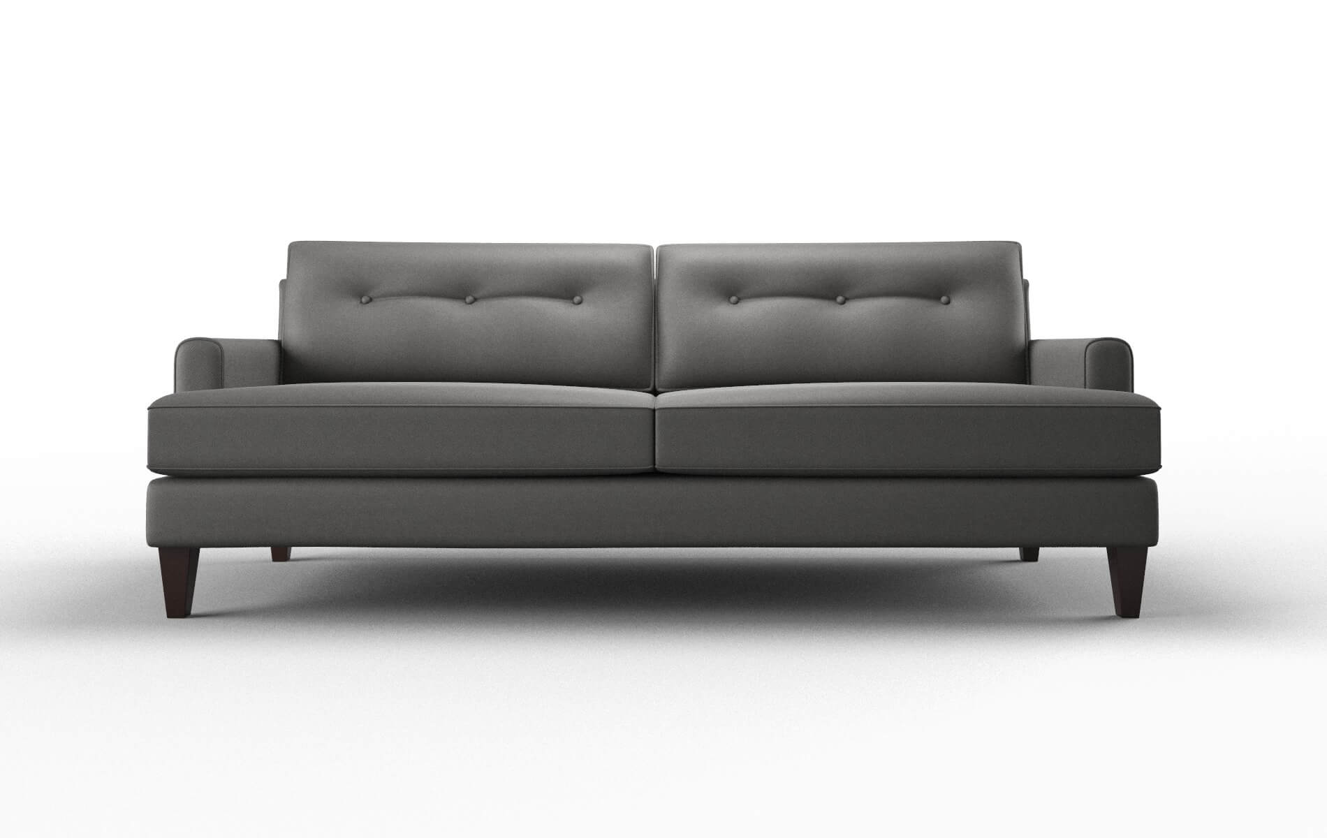 Naples Rocket charcoal Sofa Espresso Legs  1