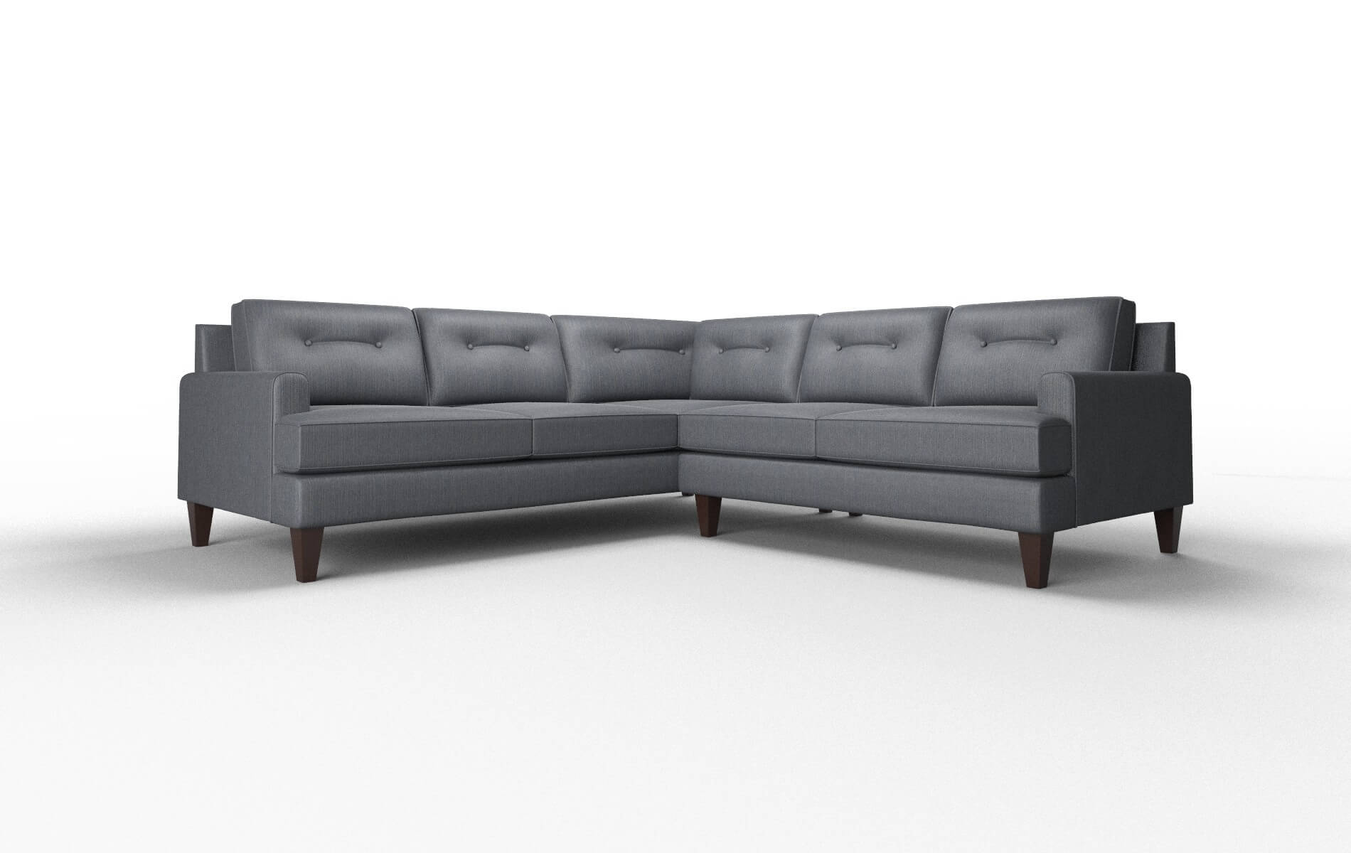 Naples Rocket eclipse Sectional Espresso Legs  1