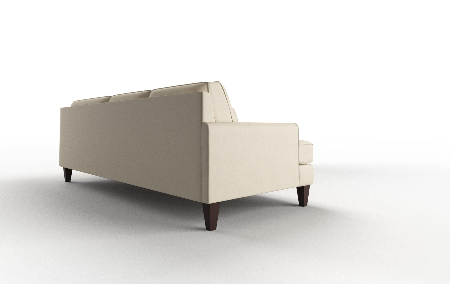 Naples Rocket Sand Sectional espresso legs 3