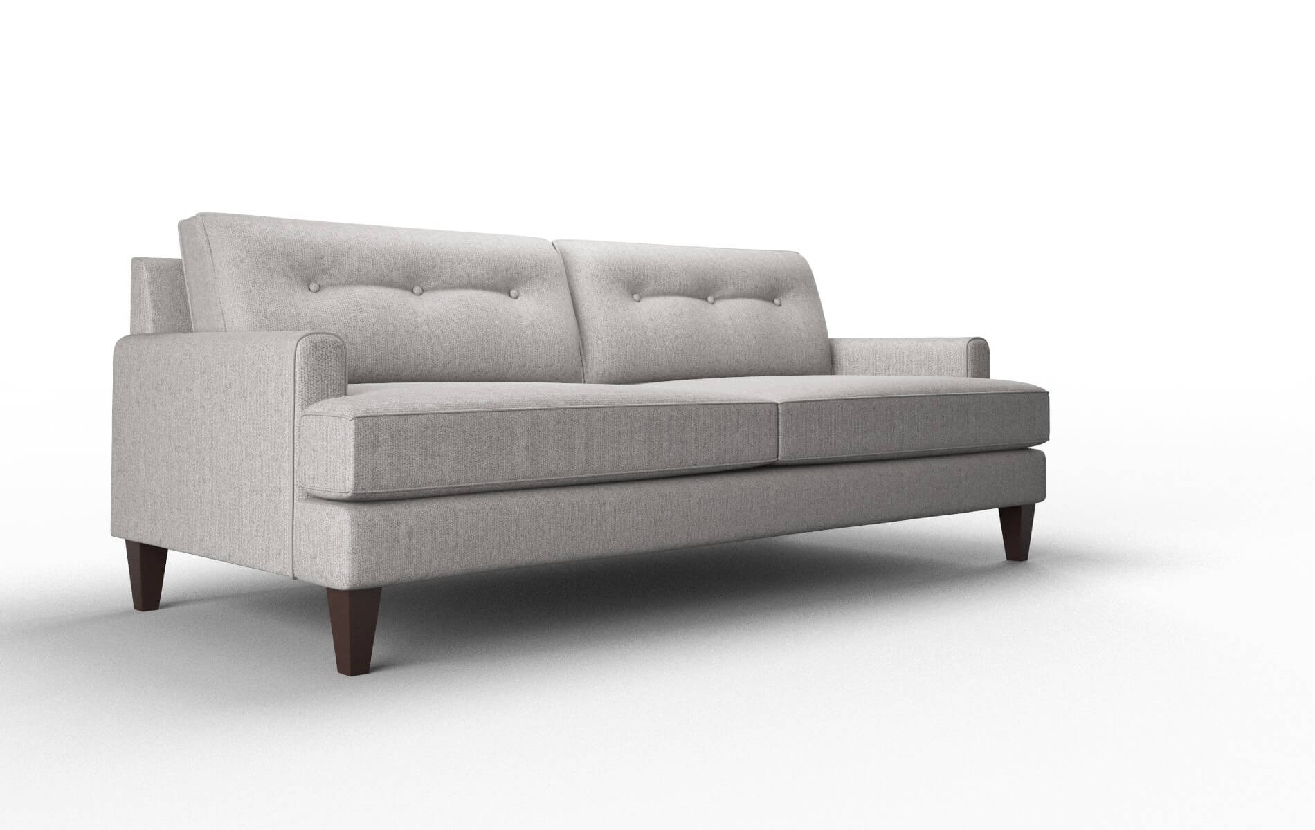 Naples Sasha Silver Sofa espresso legs 2