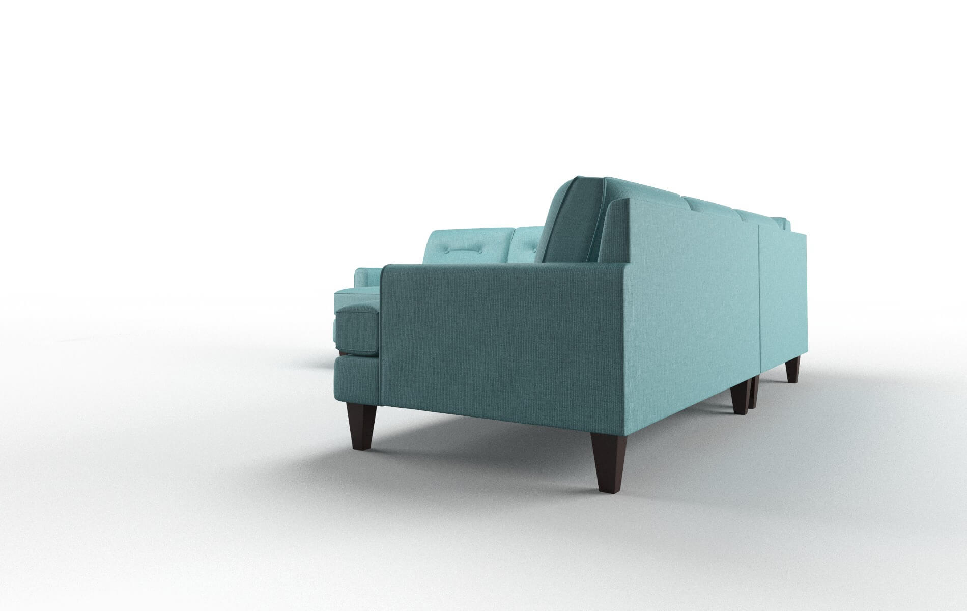 Naples Simplex Aquavita Sectional espresso legs 4