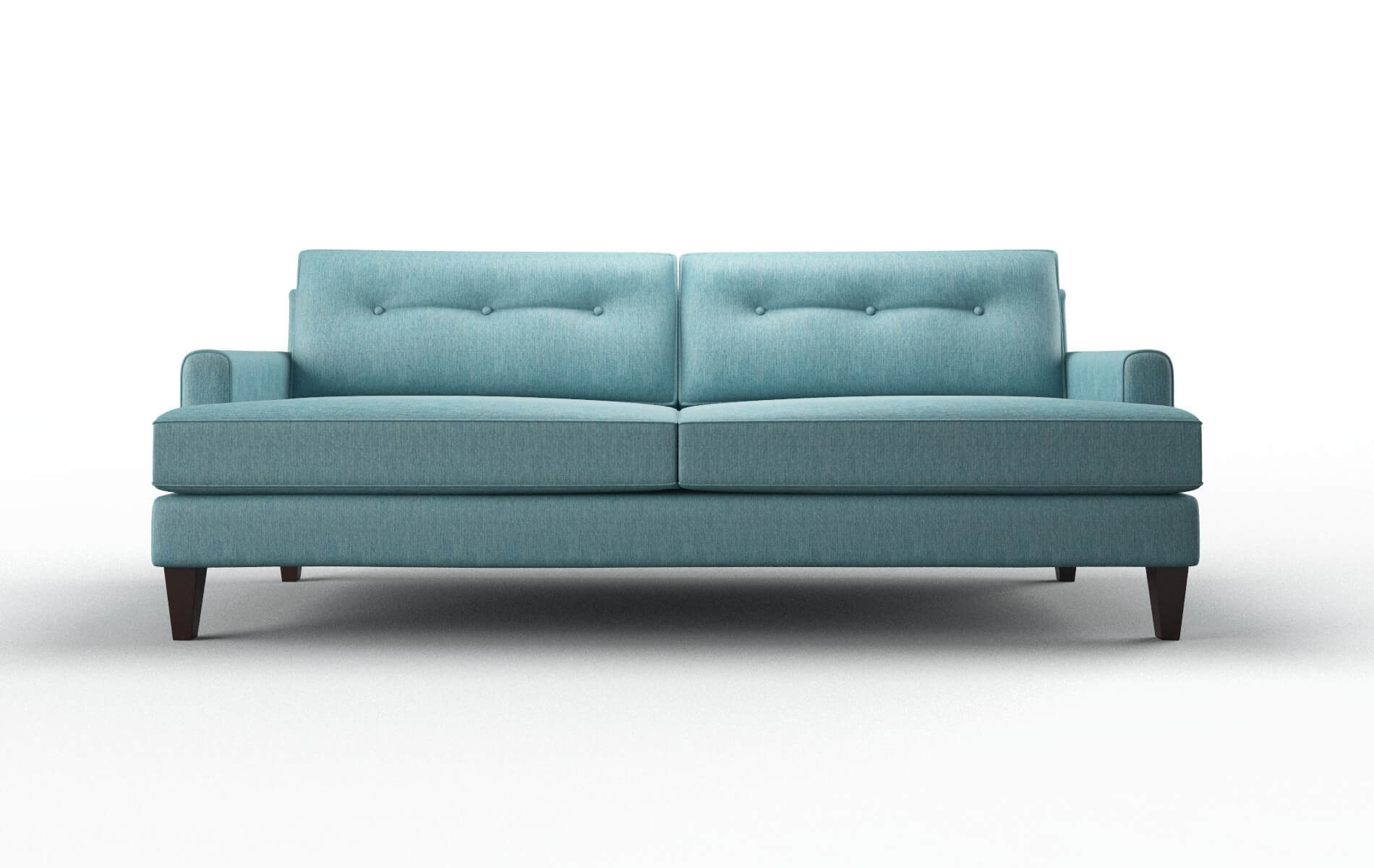 Naples Sorrento denim Sofa Espresso Legs  1