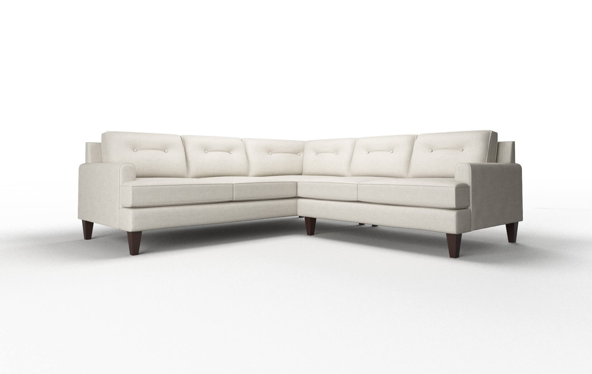 Naples Terrain Natural Sectional espresso legs 1