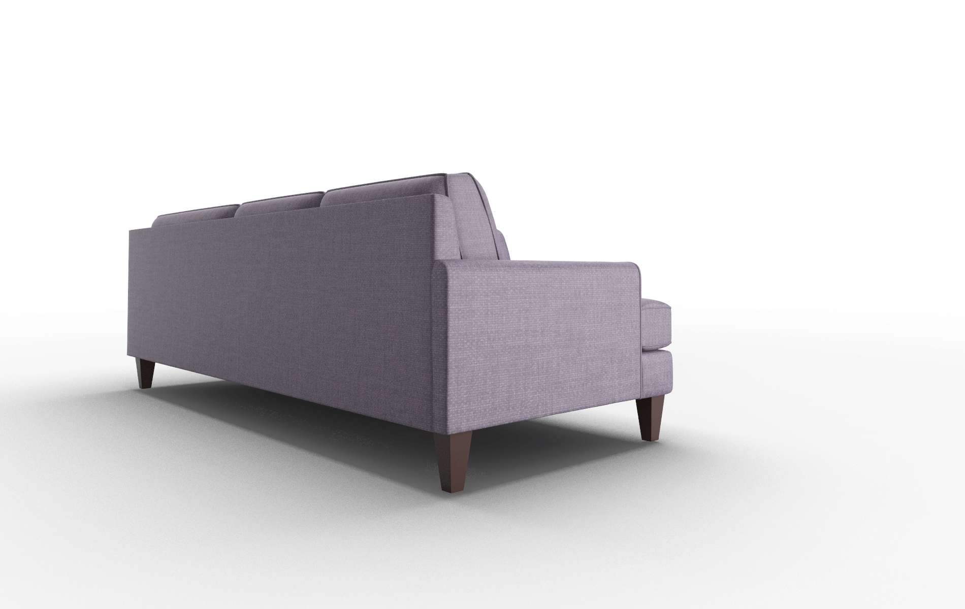 Naples Tess Blackberry Sectional espresso legs 3
