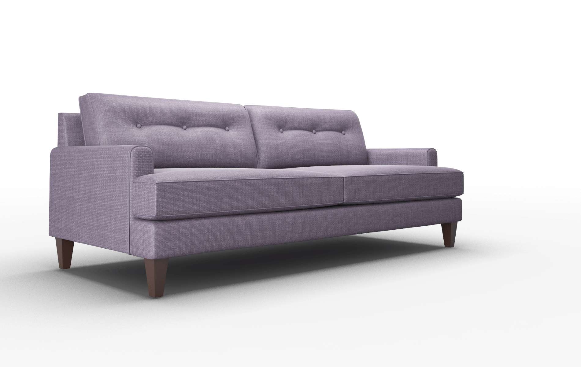 Naples Tess Blackberry Sofa espresso legs 2