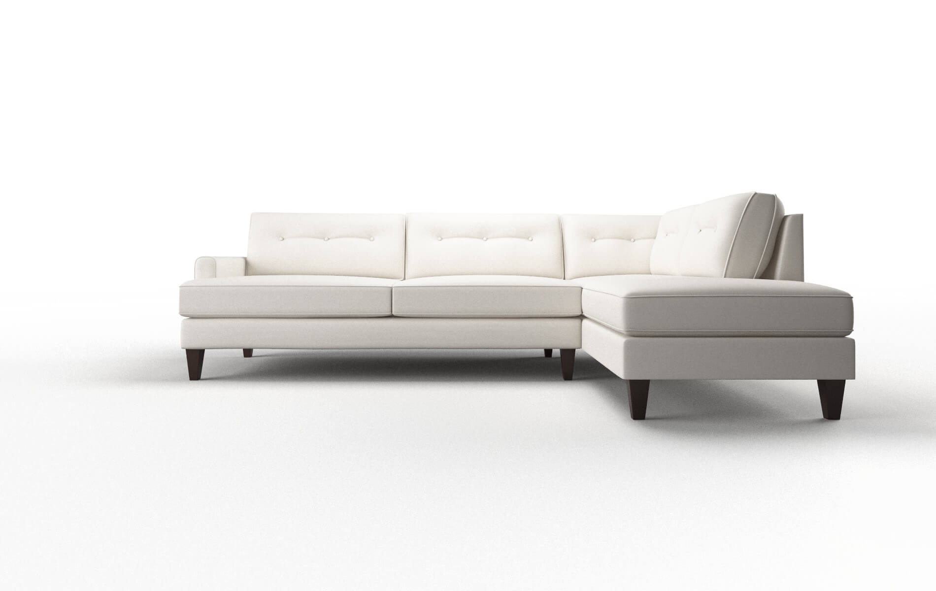 Naples Venice Eggshell Panel espresso legs 1