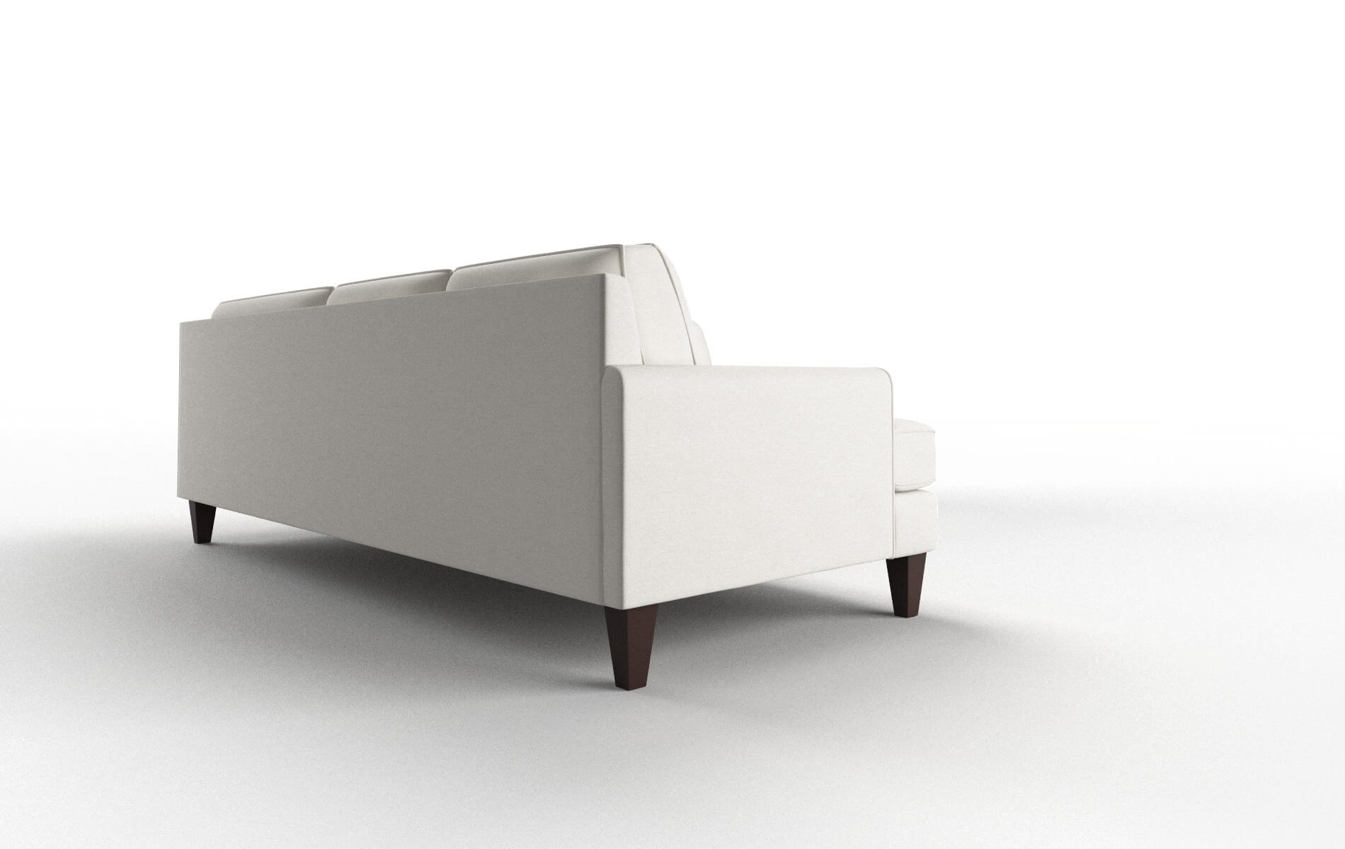 Naples Venice Eggshell Sectional espresso legs 3