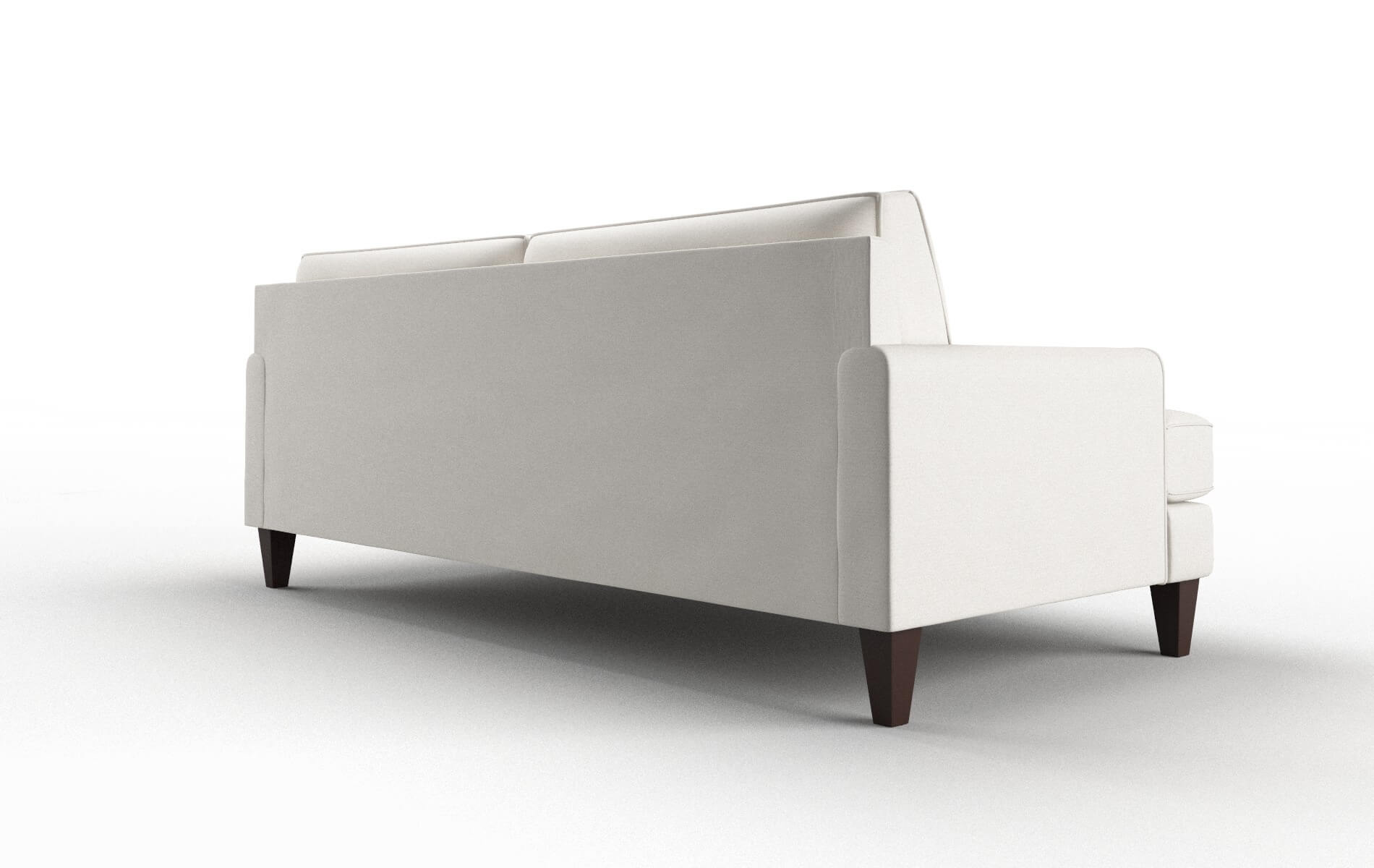 Naples Venice Eggshell Sofa espresso legs 5