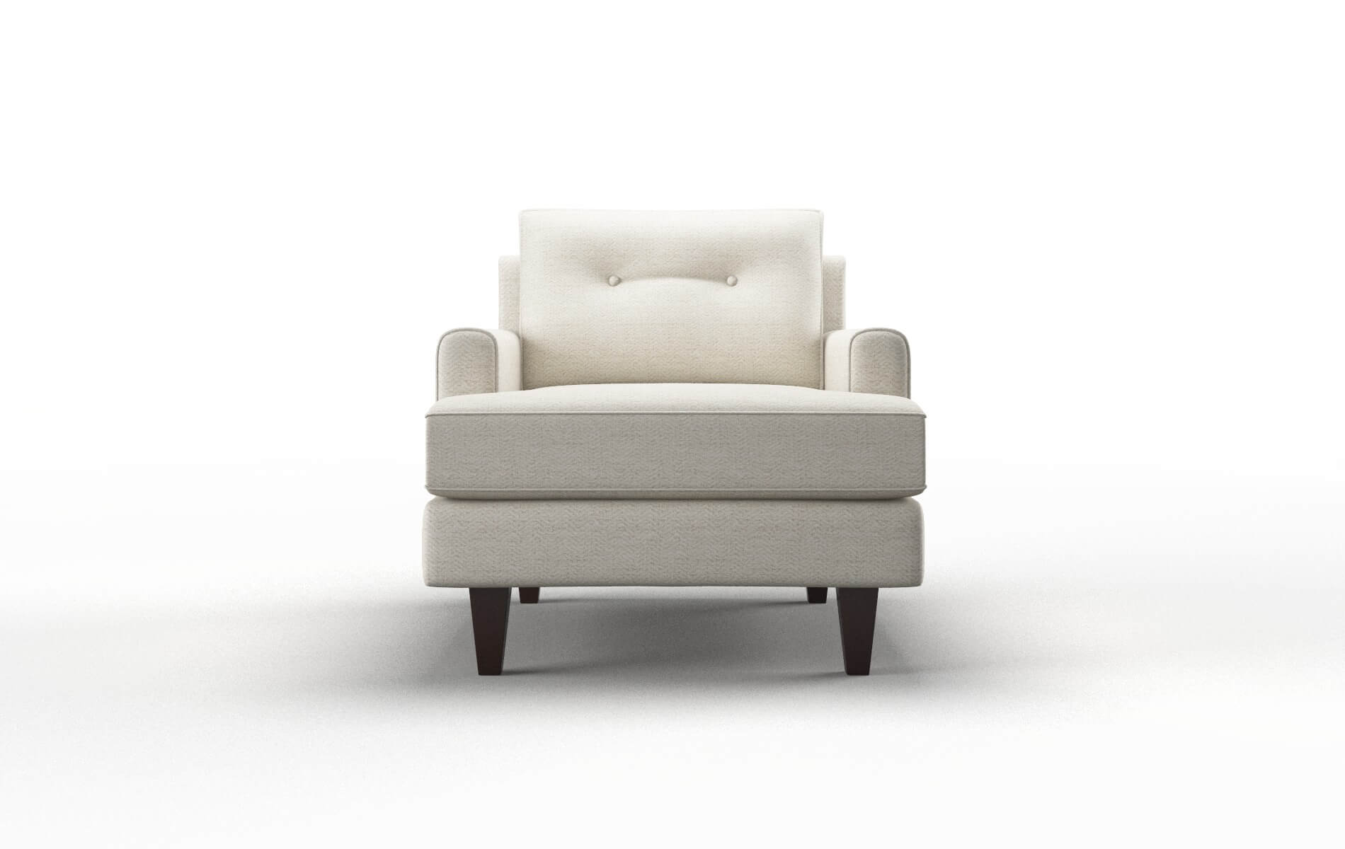 Naples Venus Cream Chair espresso legs 1