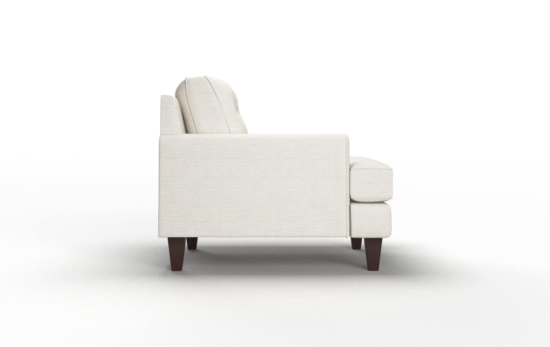 Naples Venus Cream Chair espresso legs 3