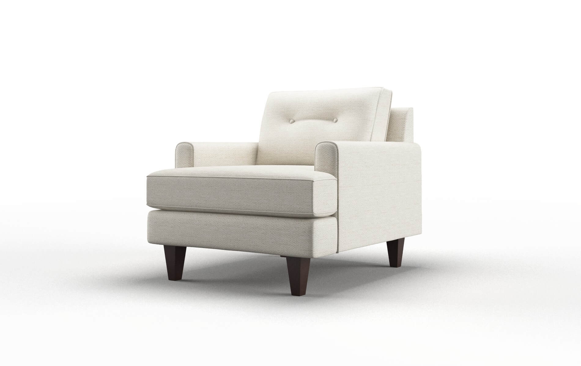Naples Venus Cream Chair espresso legs 4