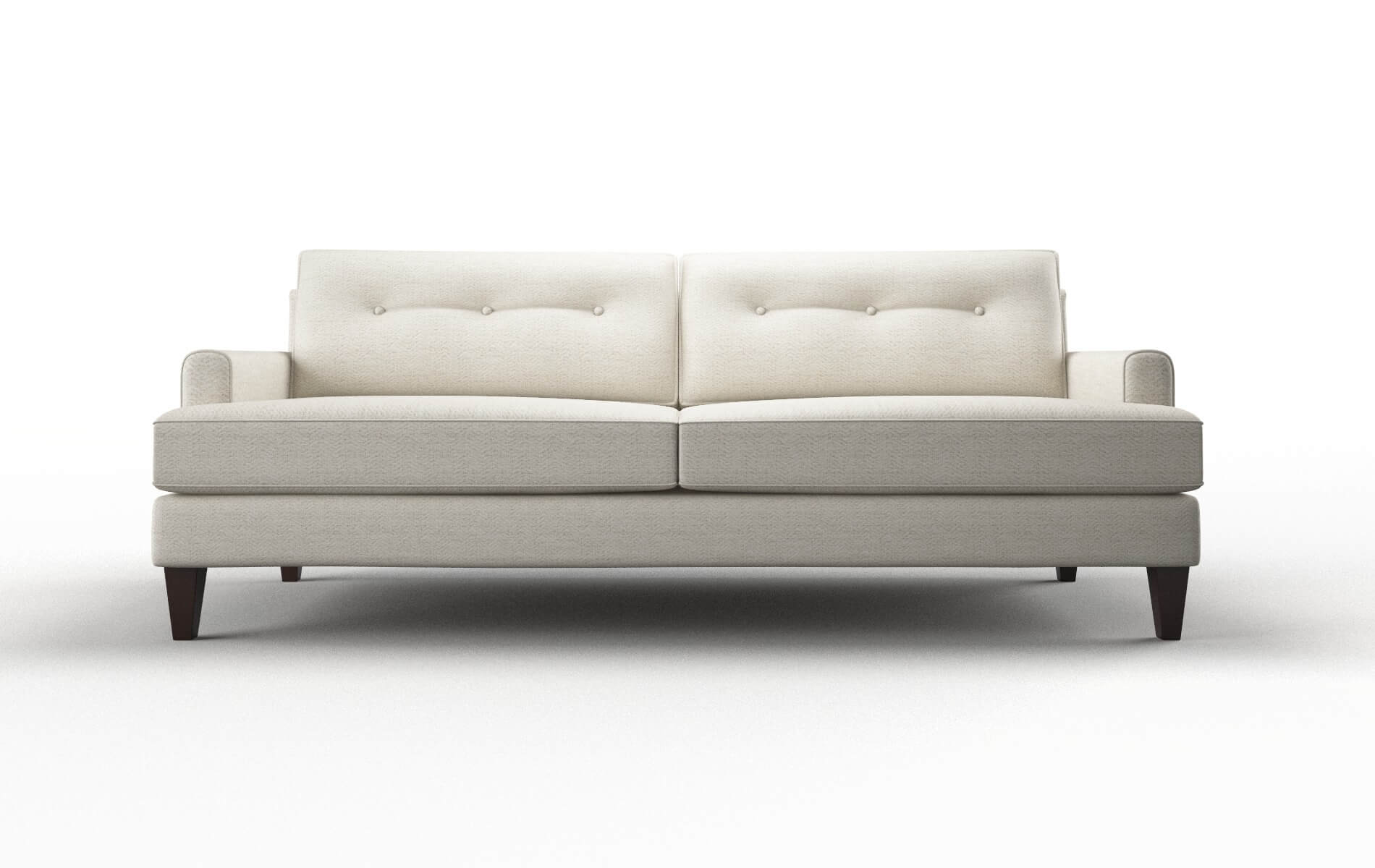 Naples Venus Cream Sofa espresso legs 1