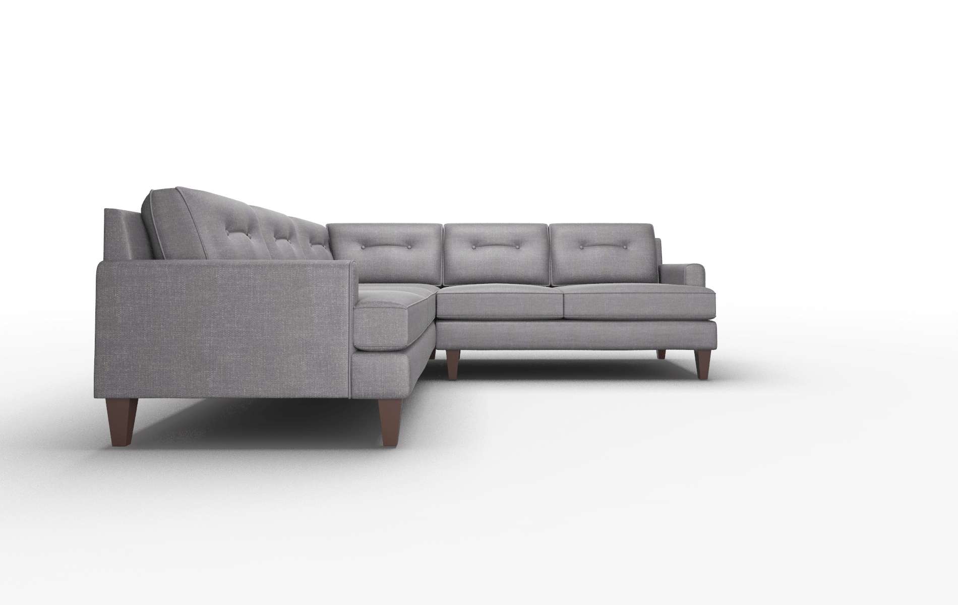 Naples Venus Onyx Sectional espresso legs 2