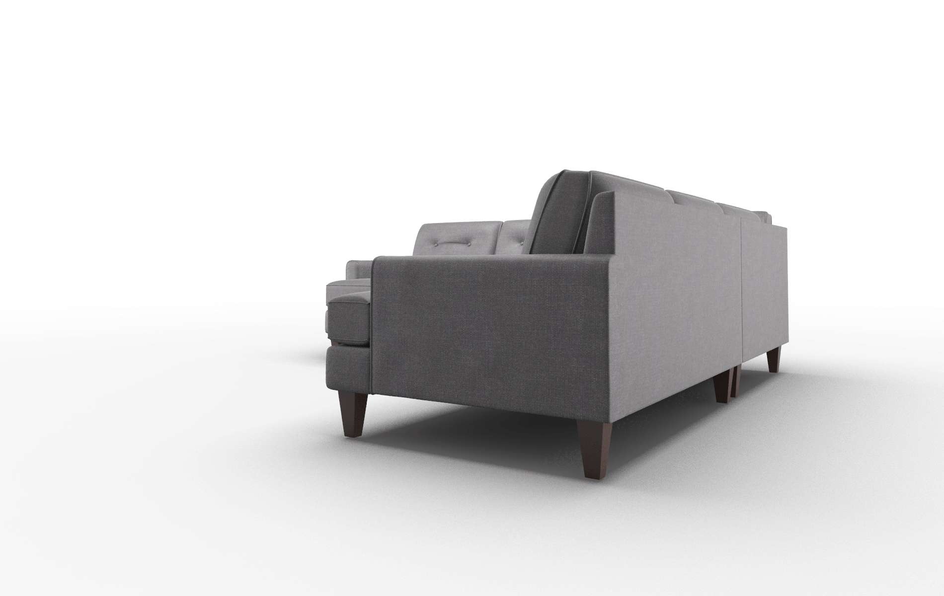 Naples Venus Onyx Sectional espresso legs 4