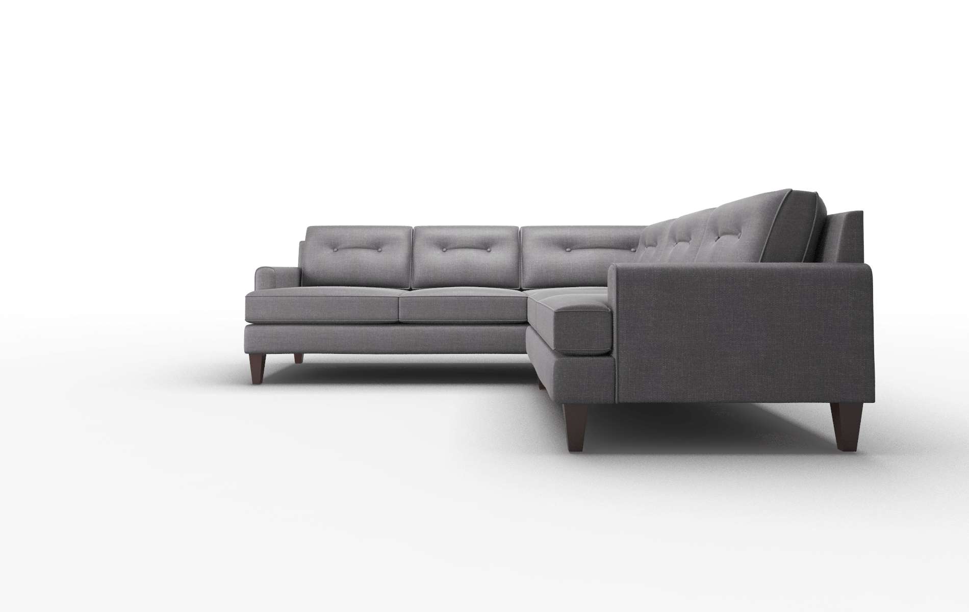 Naples Venus Onyx Sectional espresso legs 5