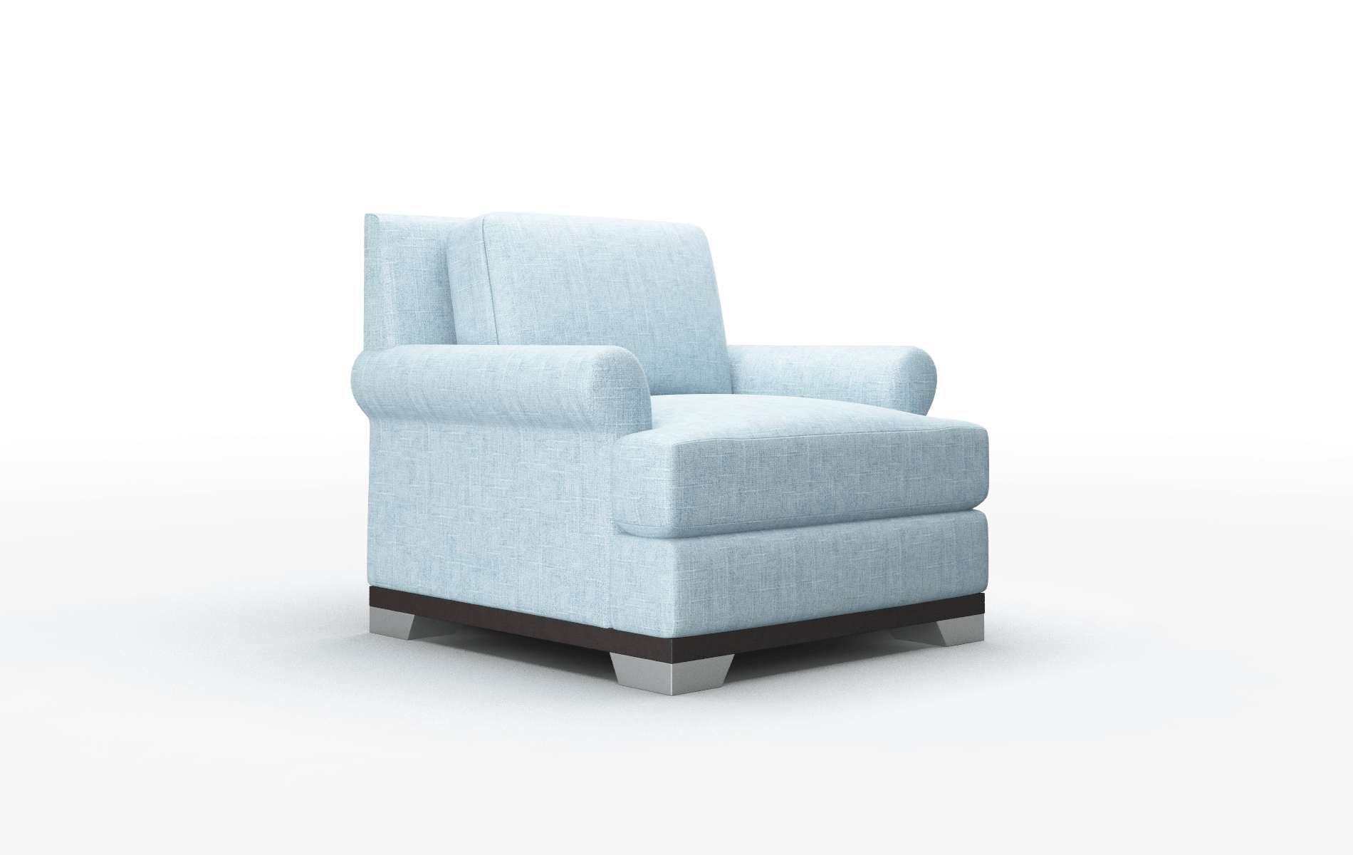 Newyork Atlas Turquoise Chair espresso legs 2