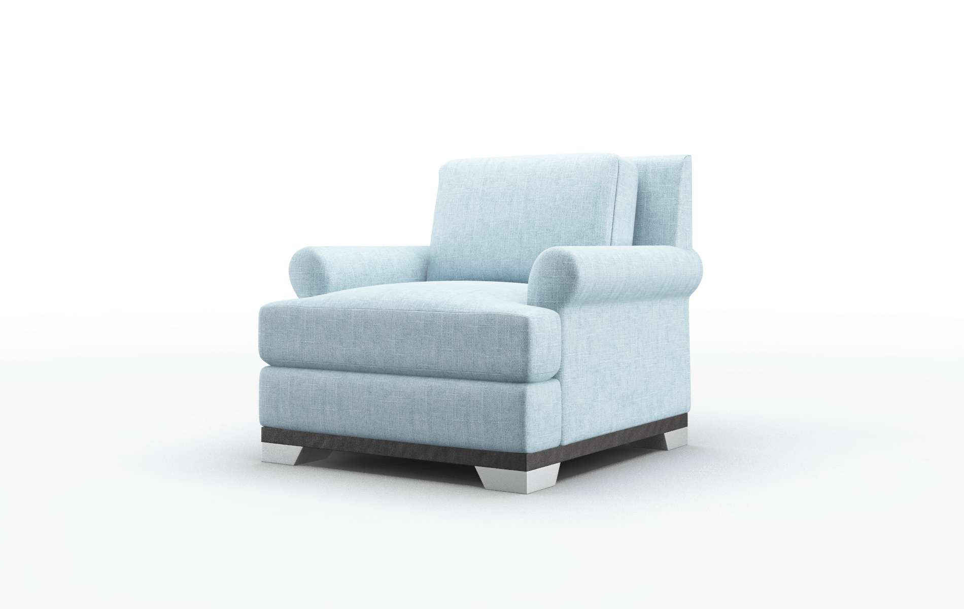 Newyork Atlas Turquoise Chair espresso legs 4