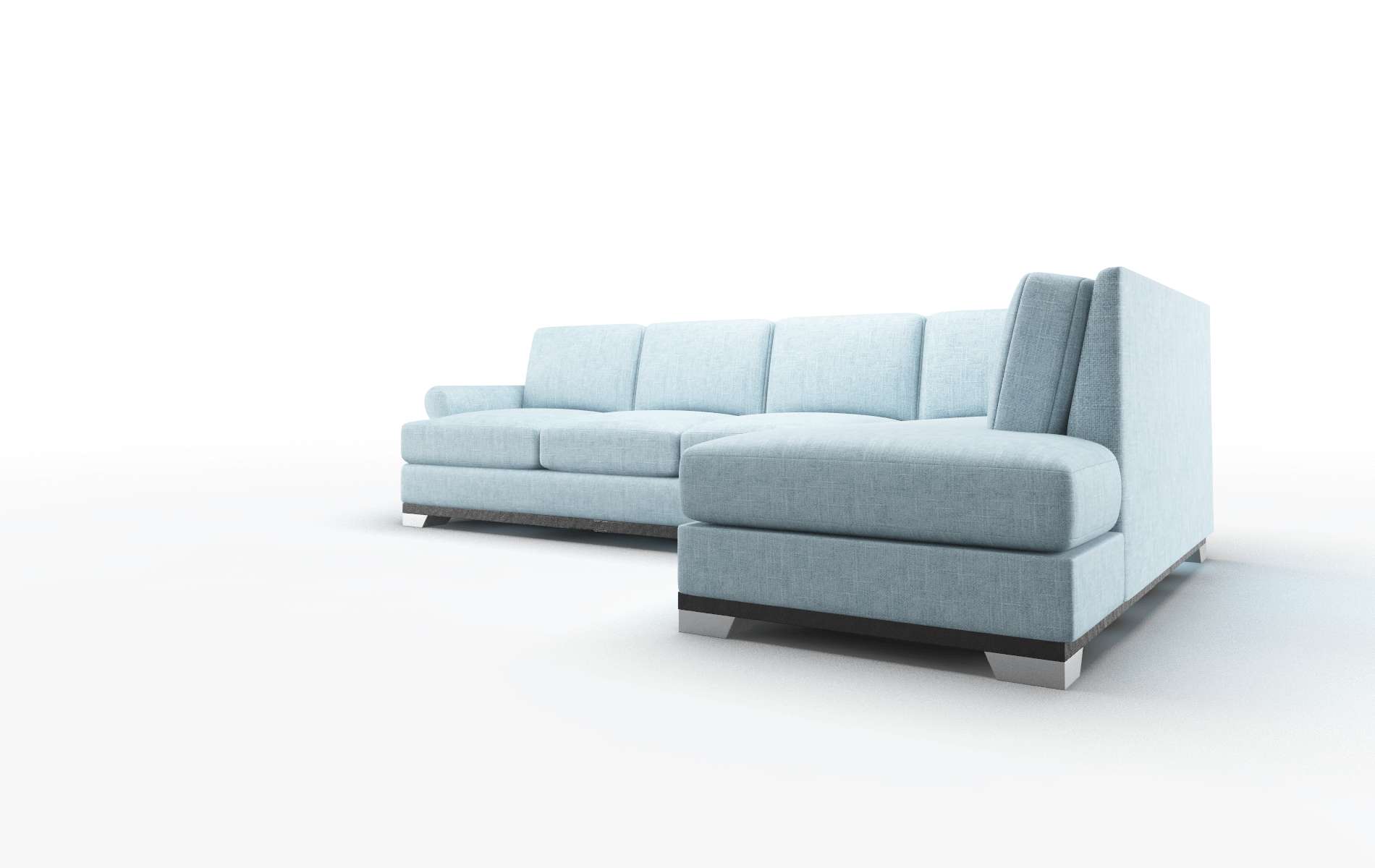 Newyork Atlas Turquoise Panel espresso legs 4