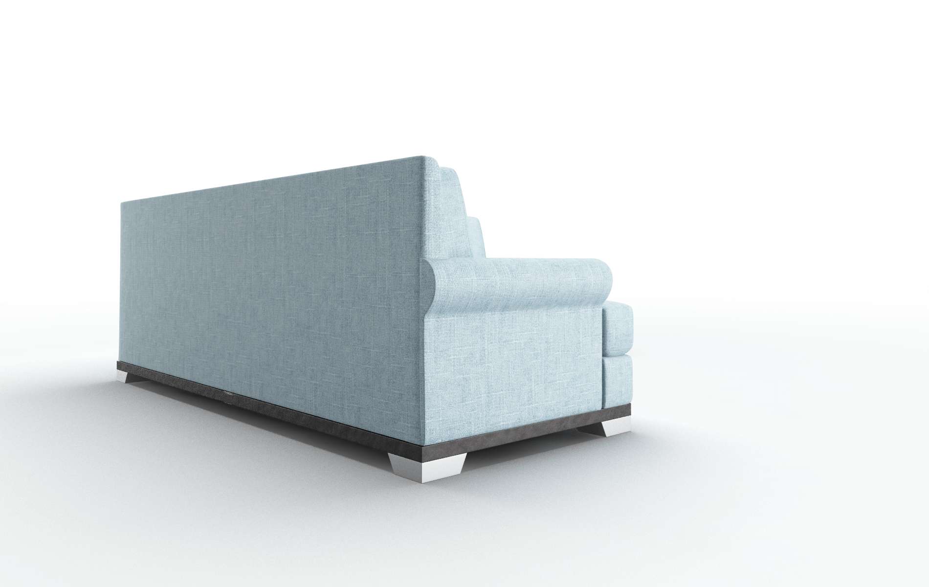 Newyork Atlas Turquoise Sectional espresso legs 3