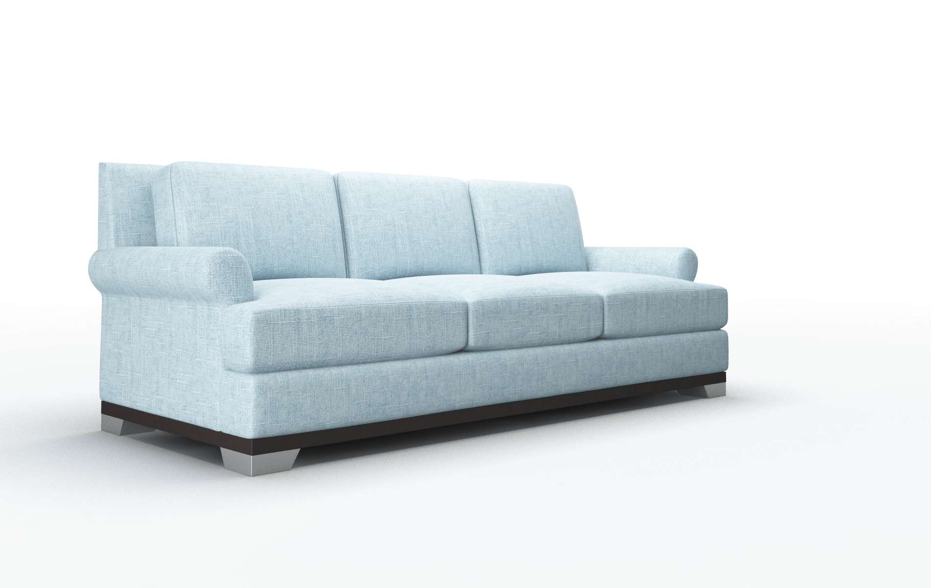 Newyork Atlas Turquoise Sofa espresso legs 2