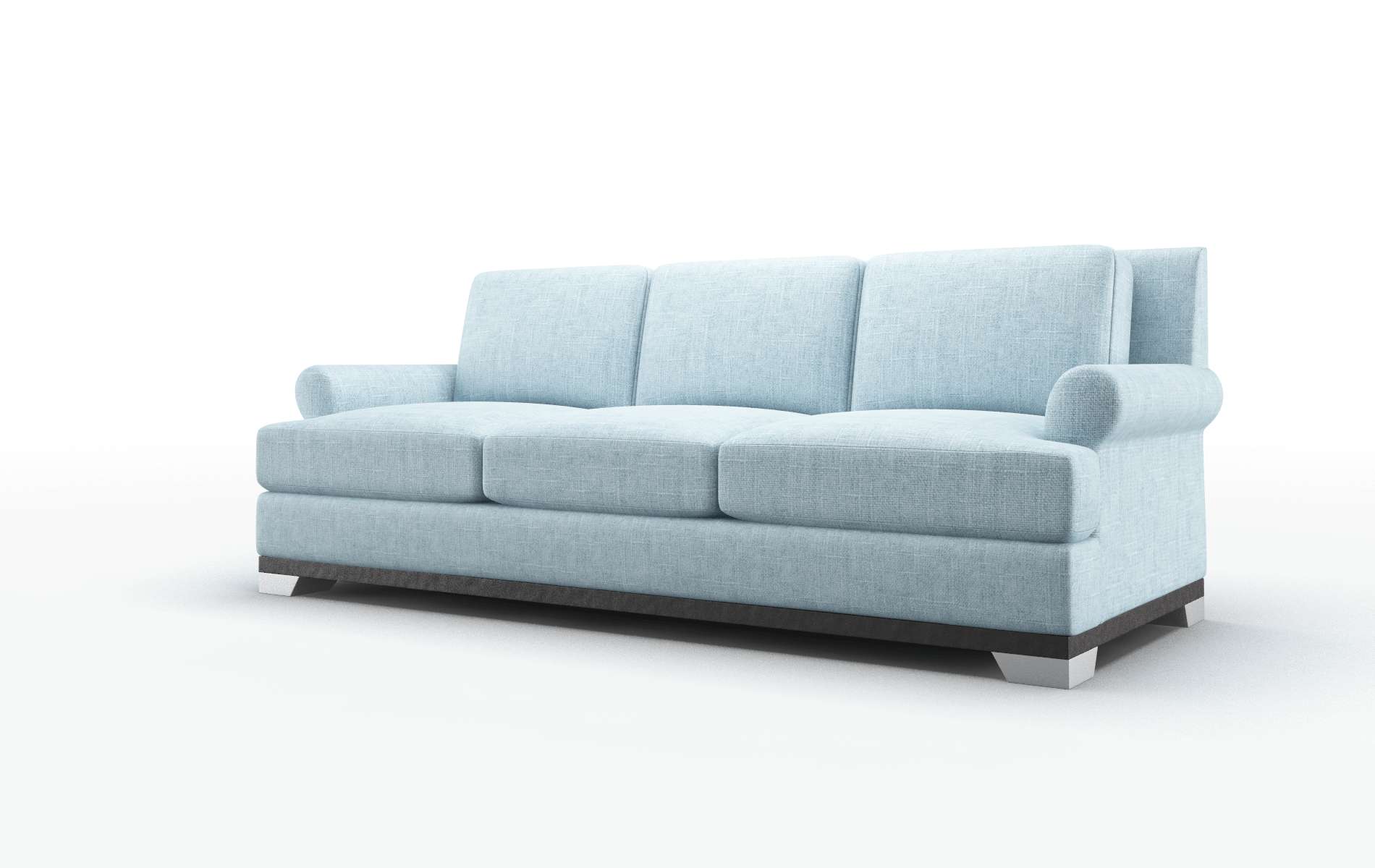 Newyork Atlas Turquoise Sofa espresso legs 4
