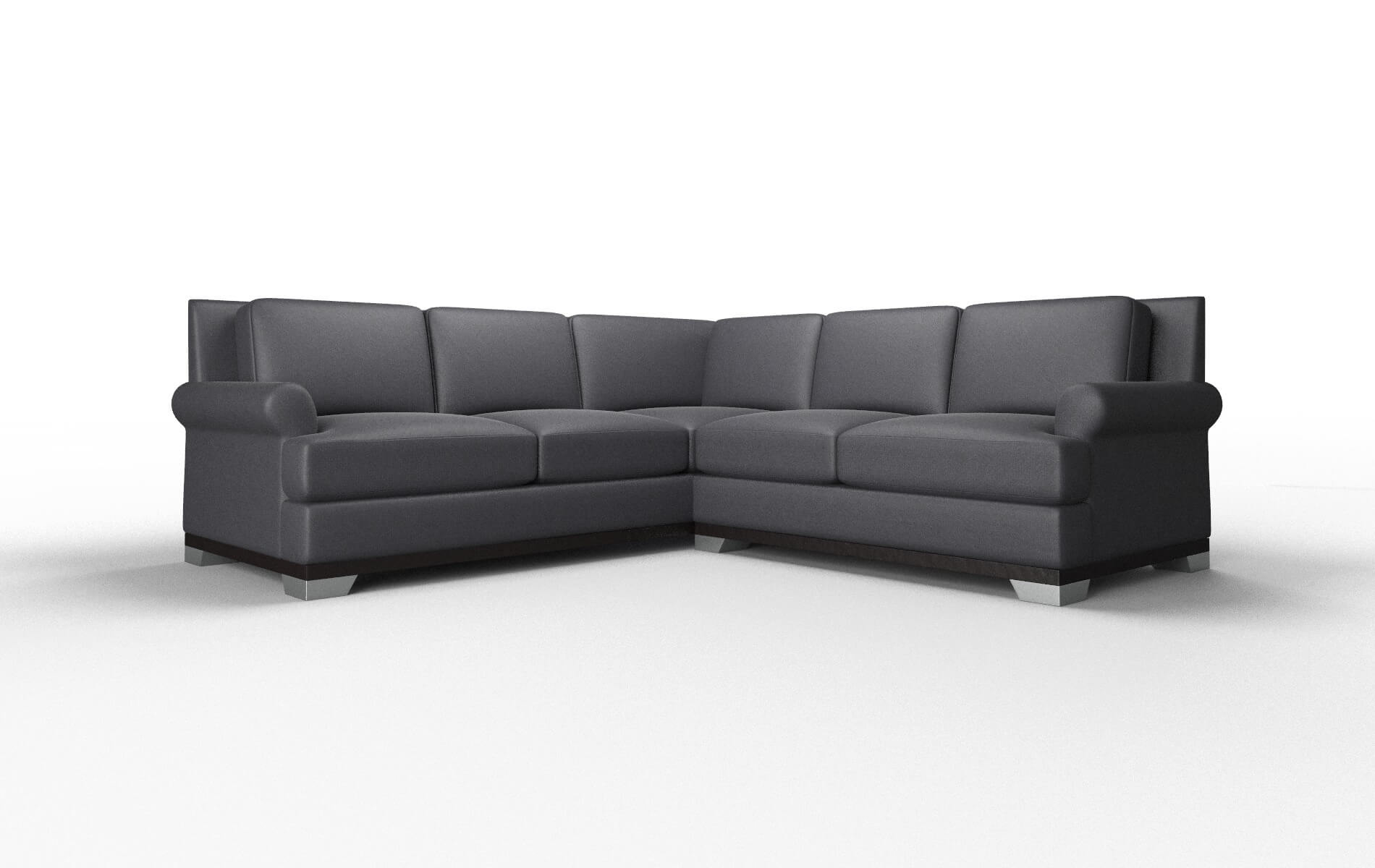 Newyork Atlas_plz Navy Sectional espresso legs 1