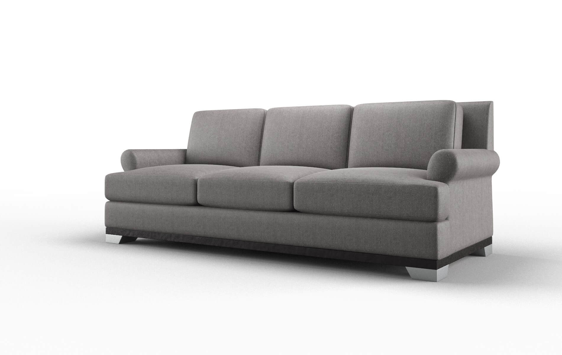 Newyork Atlas_plz Silver Sofa espresso legs 4