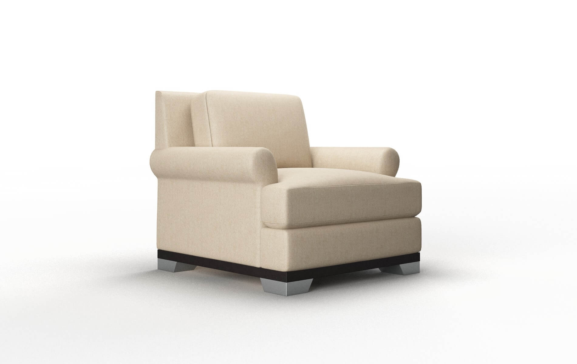 Newyork Avenger Burlap Chair espresso legs 2