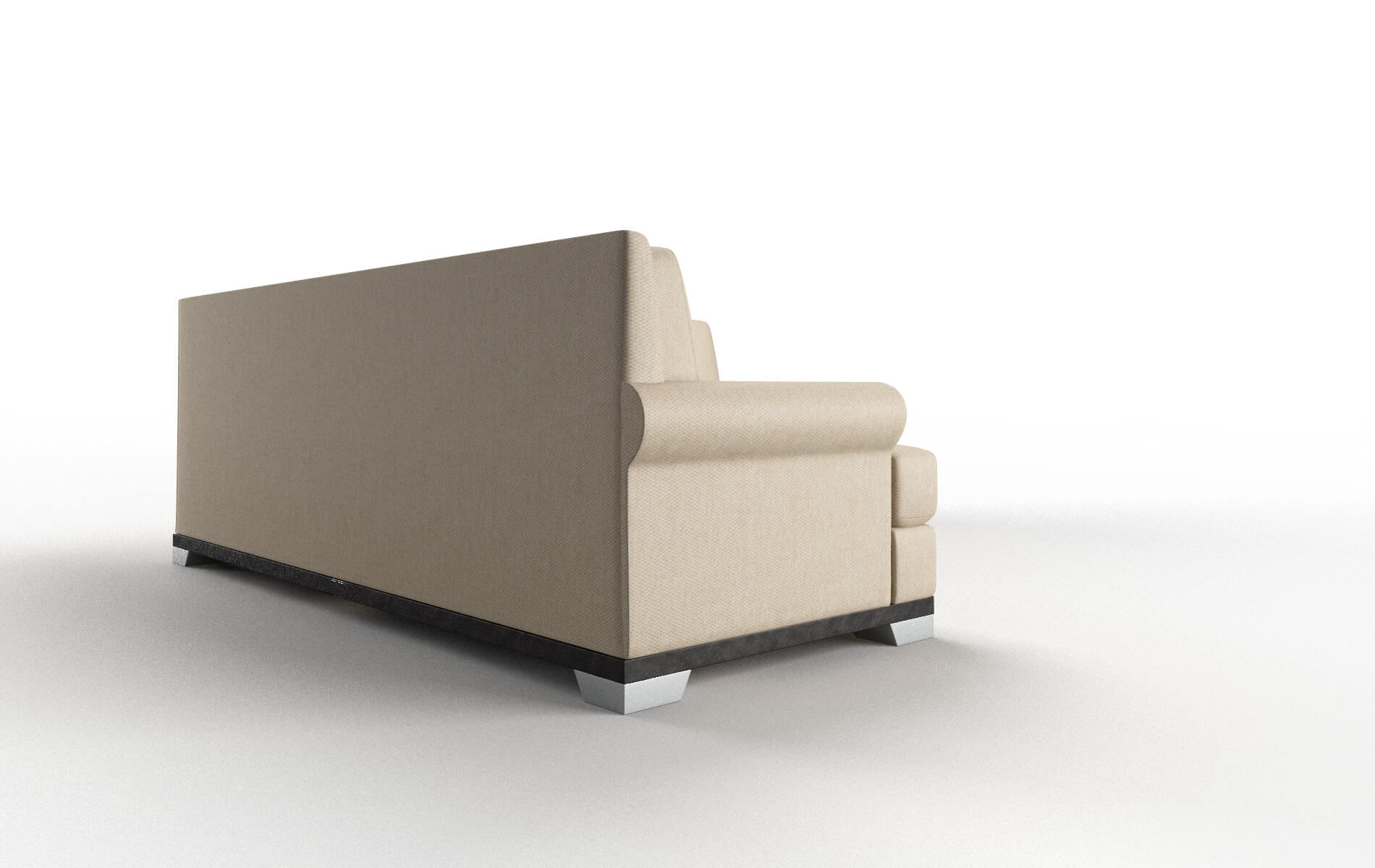 Newyork Avenger Burlap Sectional espresso legs 3