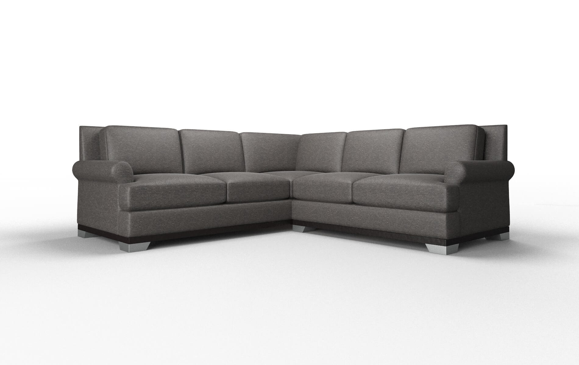 Newyork Avenger Denim Sectional espresso legs 1
