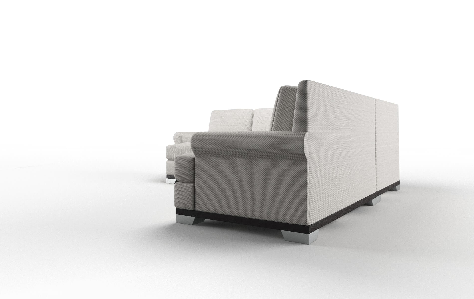 Newyork Avenger Dolphin Sectional espresso legs 4