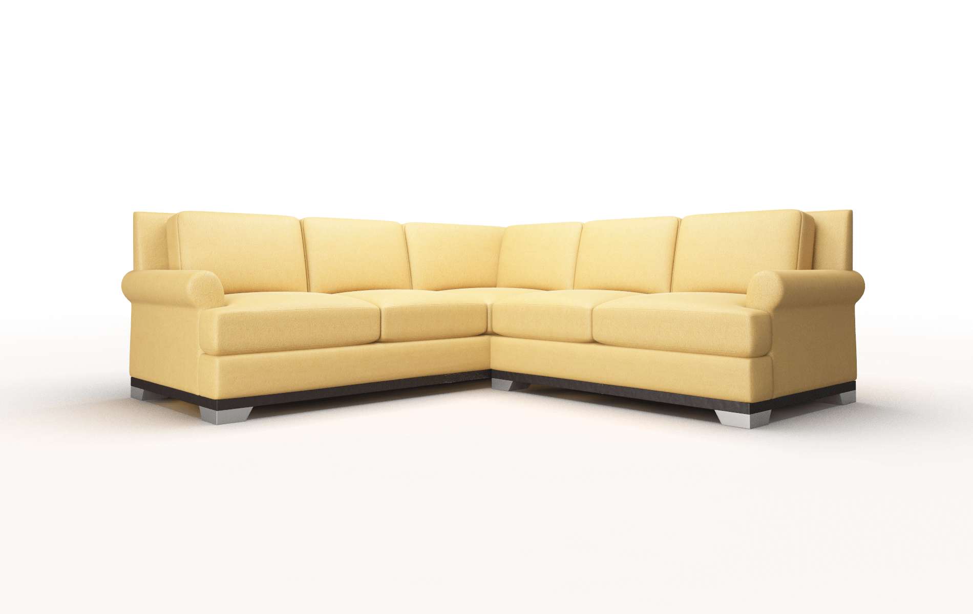 Newyork Bella Amber Sectional espresso legs 1