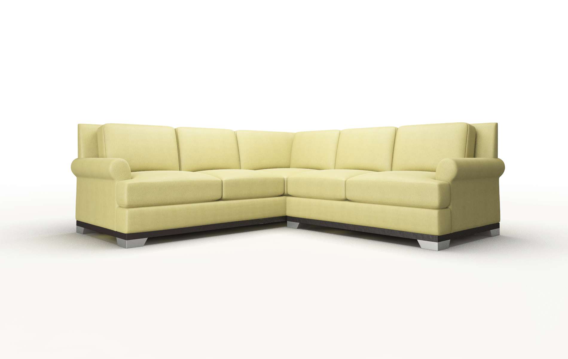 Newyork Bella apple Sectional Espresso Legs  1